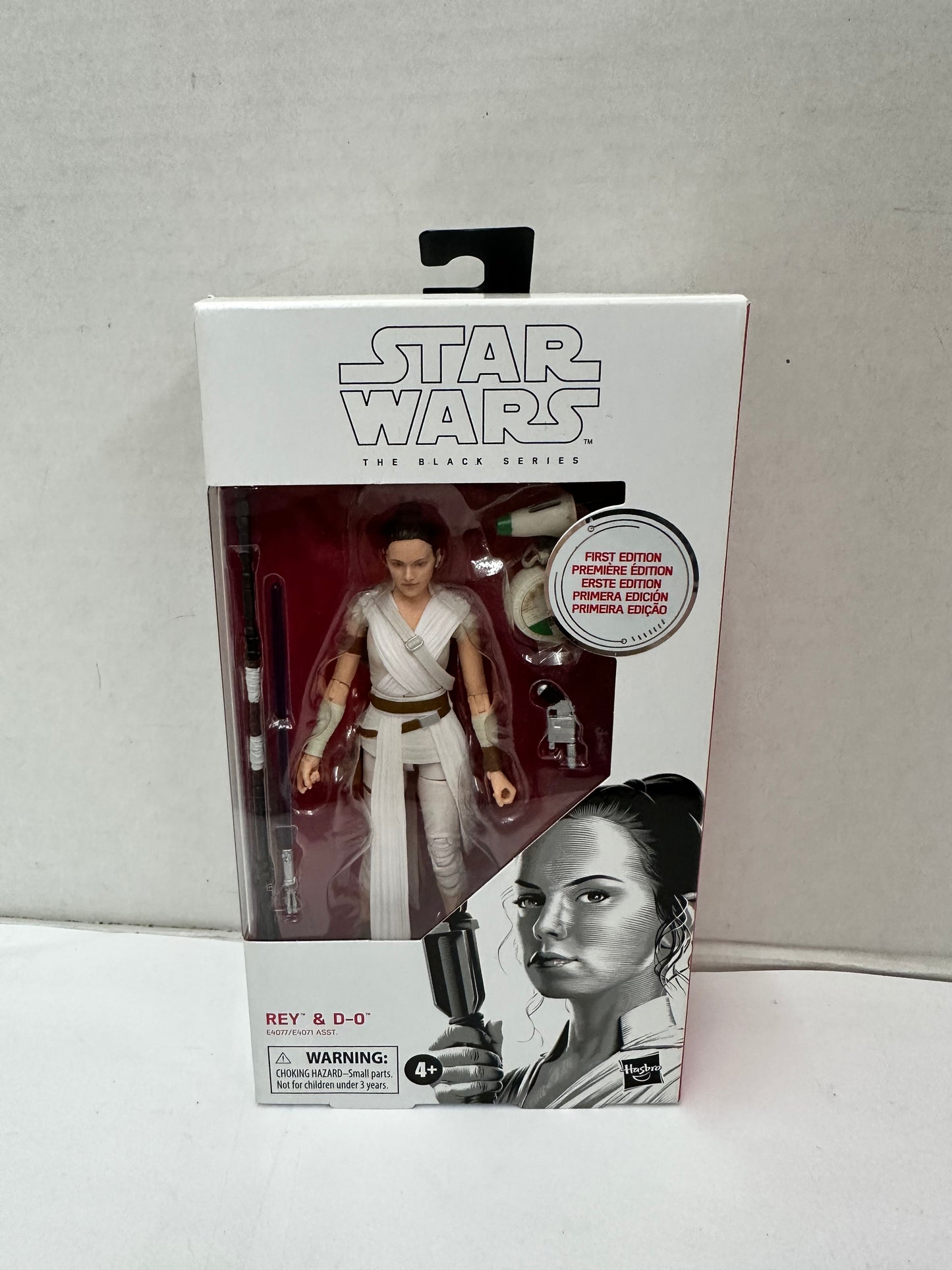 Star Wars 6" Black Series First Edition Premiere REY & D-0 # 91