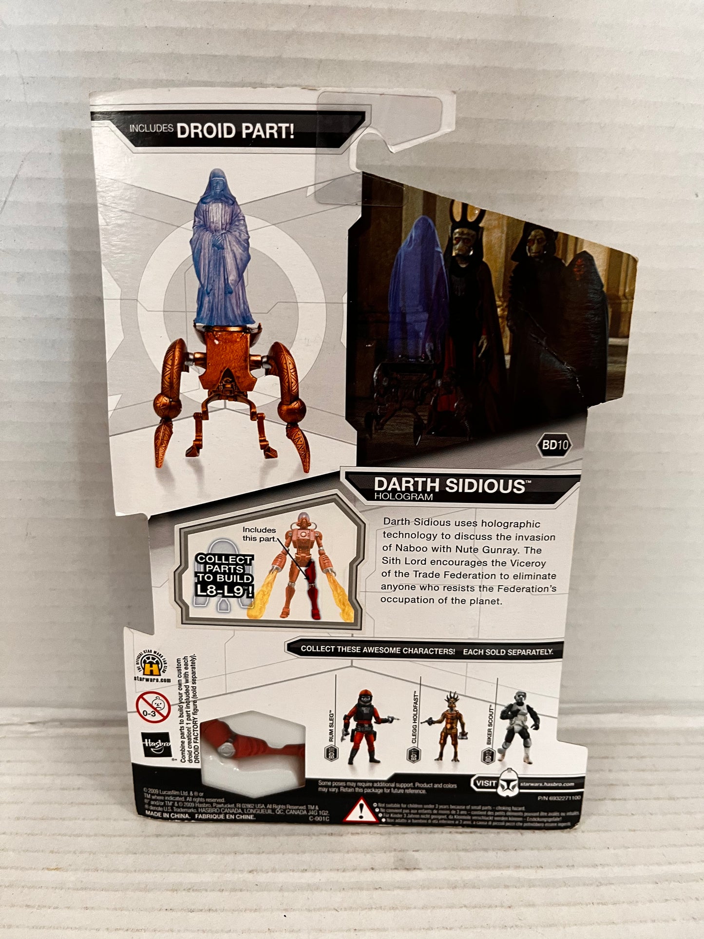 Star Wars Legacy Collection 3.75in Action Figures Darth Sidious Action Figure