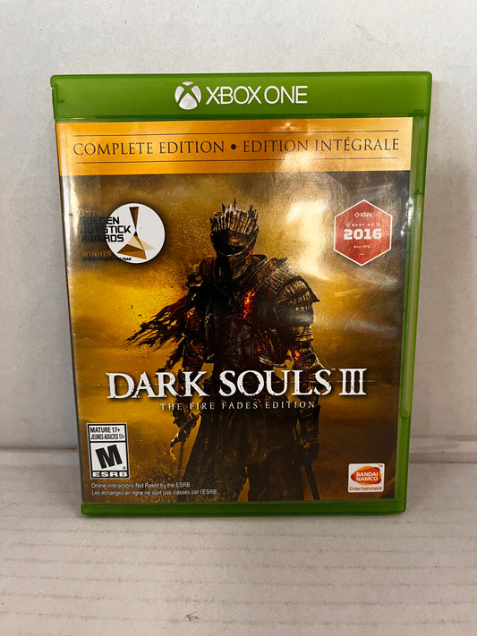 Dark Souls III: The Fire Fades Edition (Microsoft Xbox One, 2017)