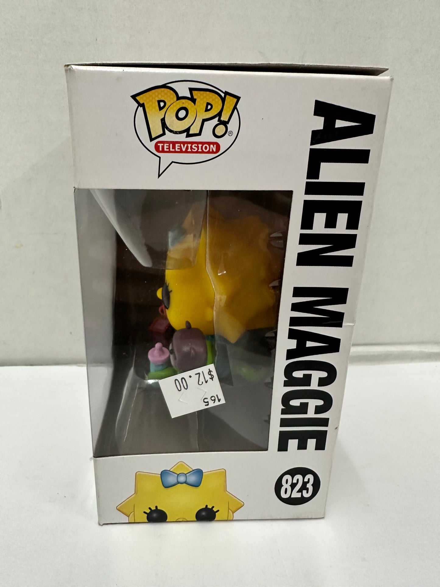 Funko POP Television Alien Maggie vinyl figure #823 The Simpsons