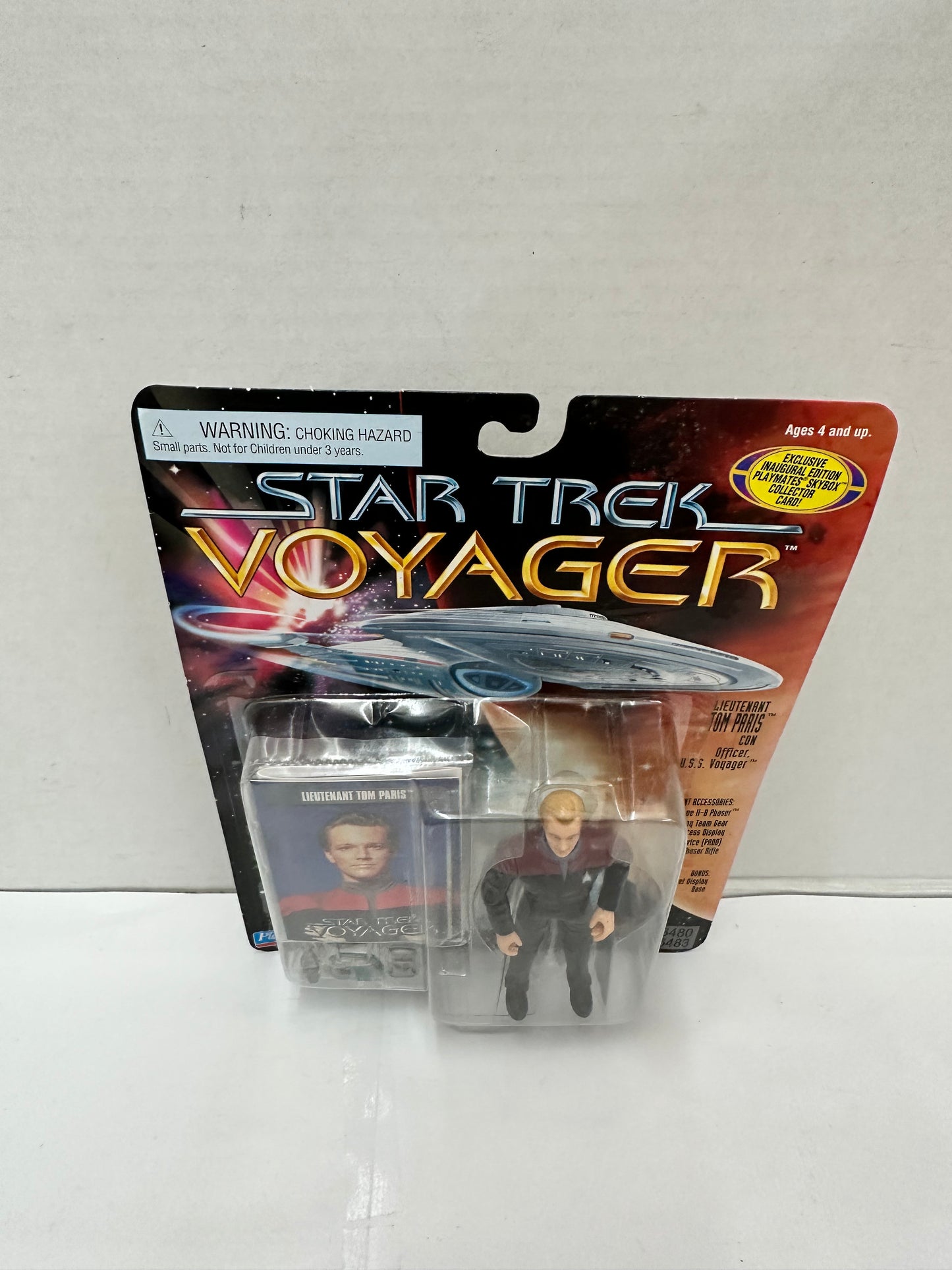Star Trek Voyager Tom Paris 5" Action Figure 1995 Playmates Toys NIB