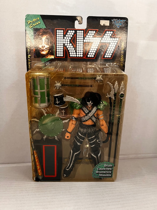 KISS Peter Criss Ultra Action Figures McFarlane Toys 1997 W/ Letter