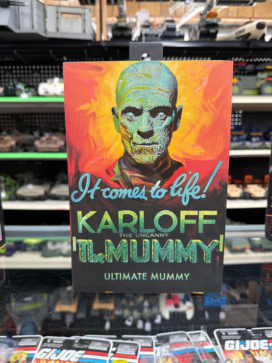 NECA Universal Monsters THE MUMMY Ultimate 7" B&W Action Figure 1932 B. Karloff