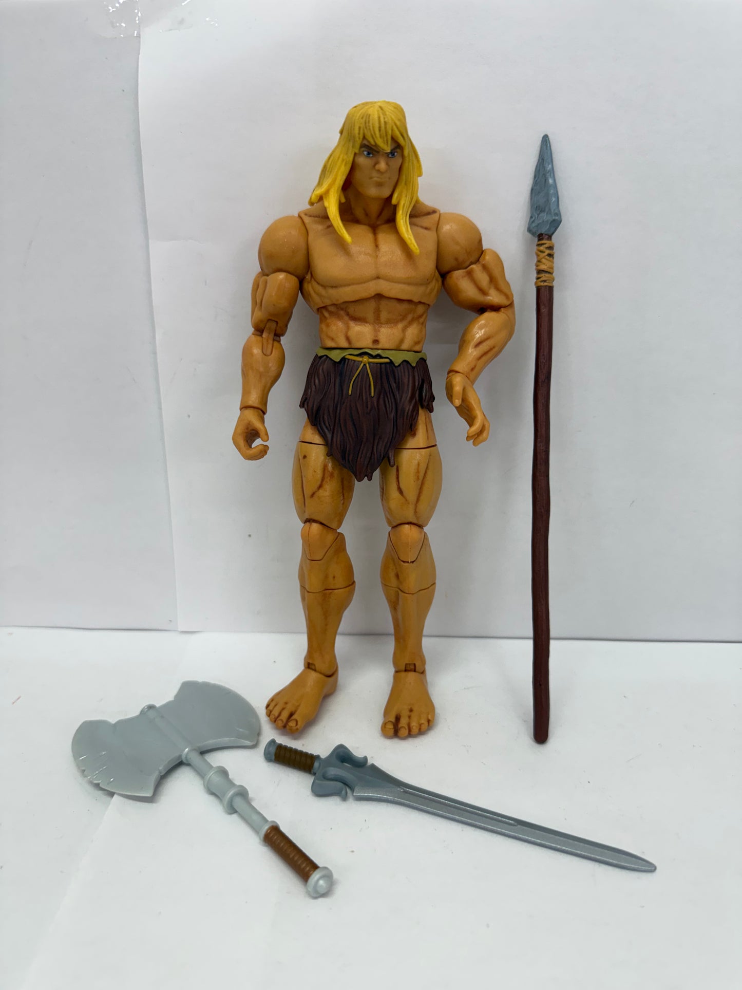 Mattel Masters of The Universe Revelation Savage HE-MAN Loose MOTU #2