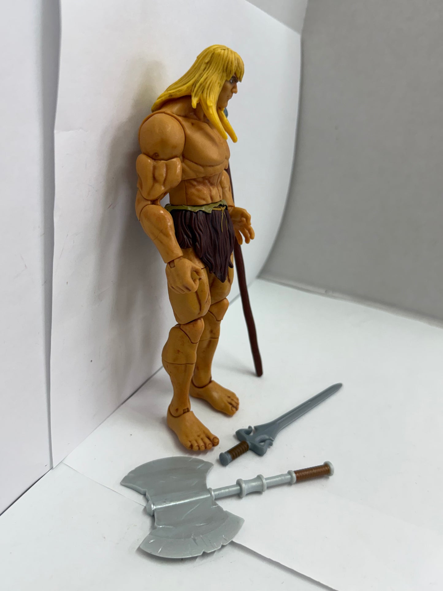Mattel Masters of The Universe Revelation Savage HE-MAN Loose MOTU #2