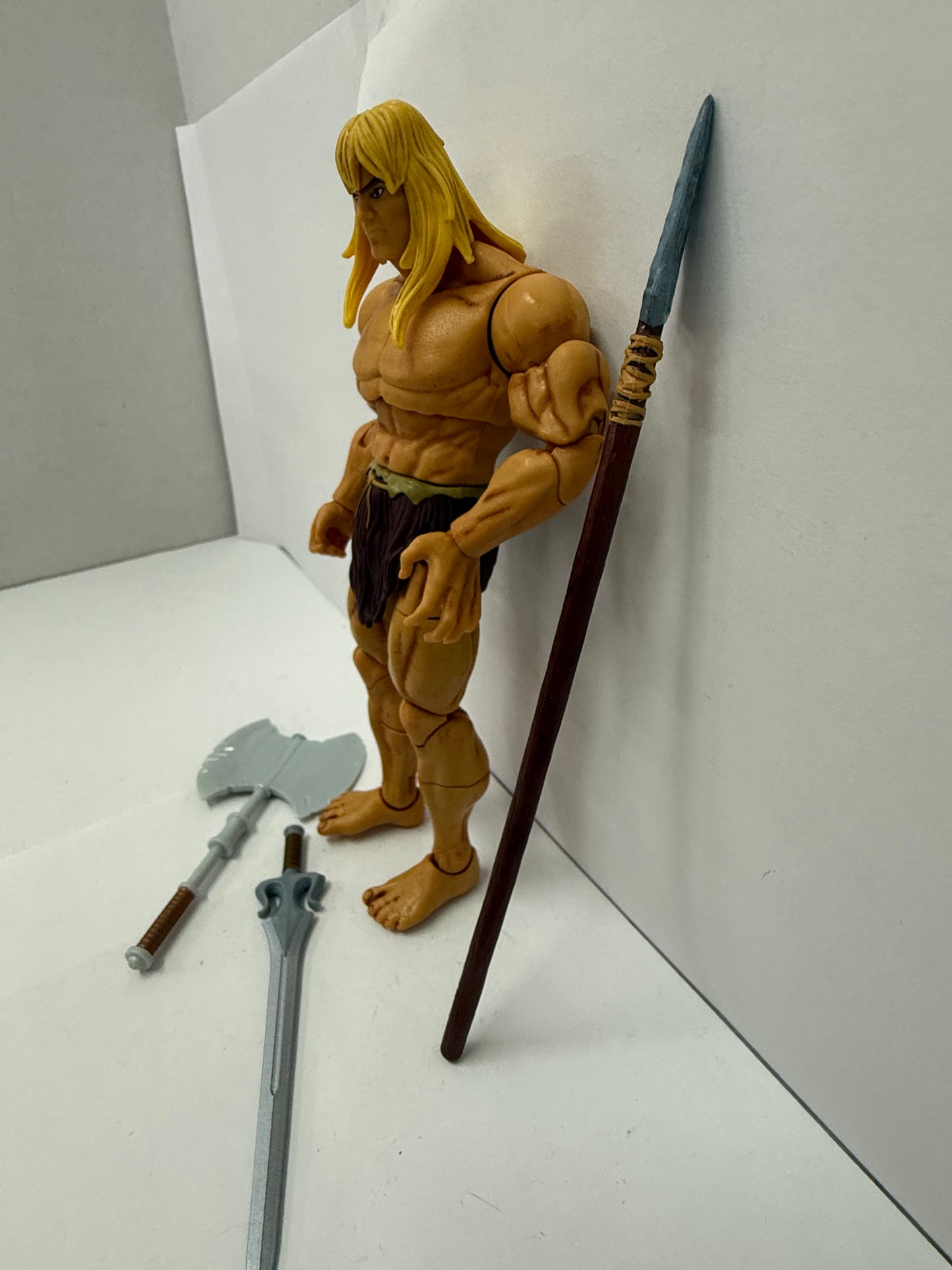 Mattel Masters of The Universe Revelation Savage HE-MAN Loose MOTU #2