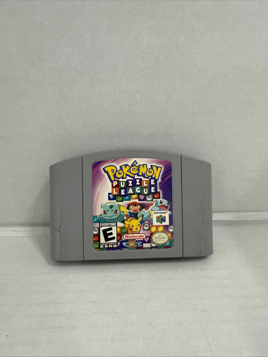 Pokémon Puzzle League Nintendo 64 Cartridge Only Untested