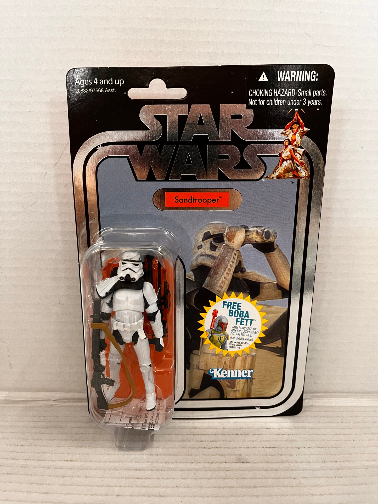 Sandtrooper FOIL 2010 STAR WARS Vintage Collection VC14 MOC NEW