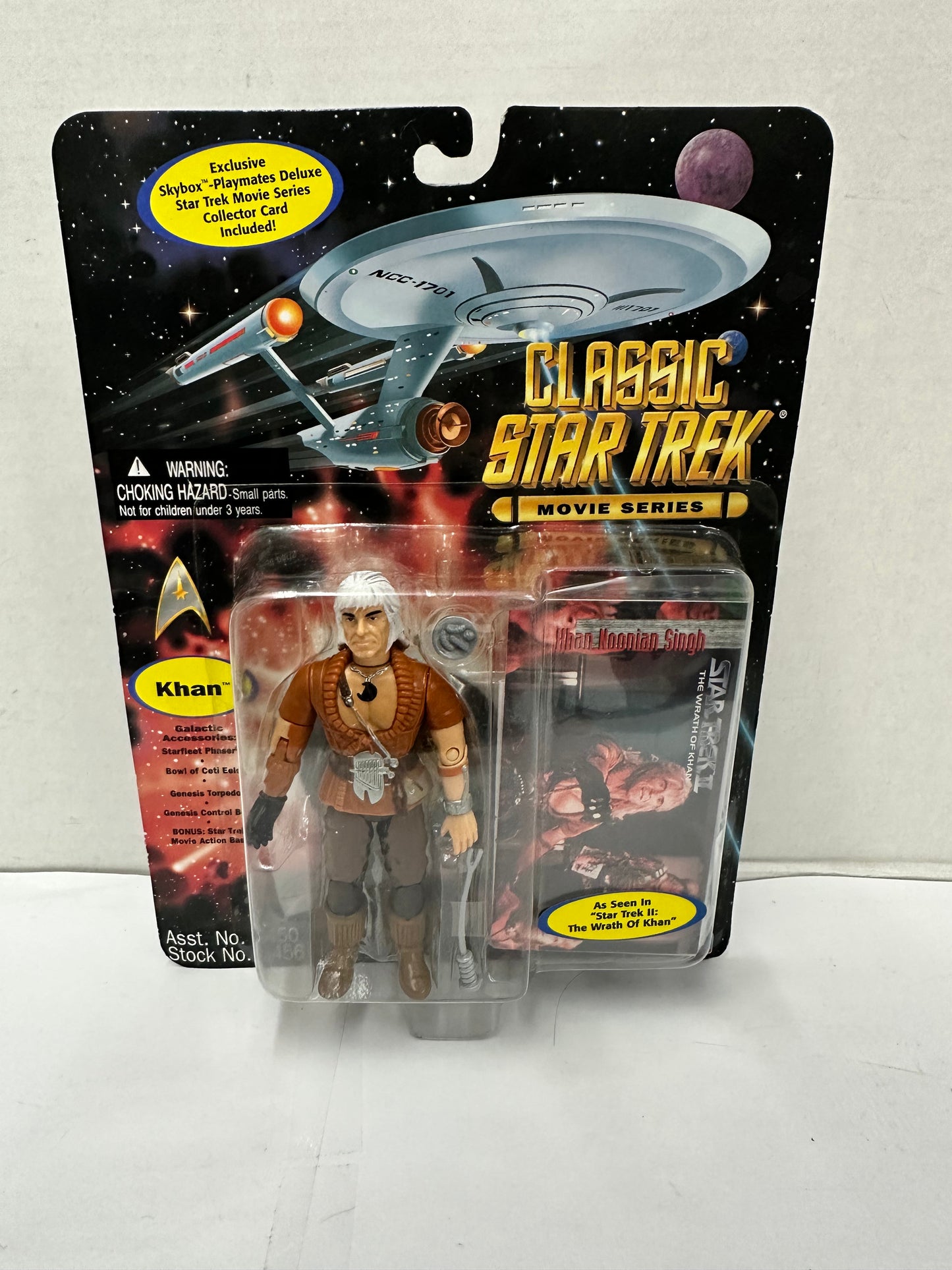 Classic Star Trek II Movie Series Wrath of Khan Playmates Toys 1995 New