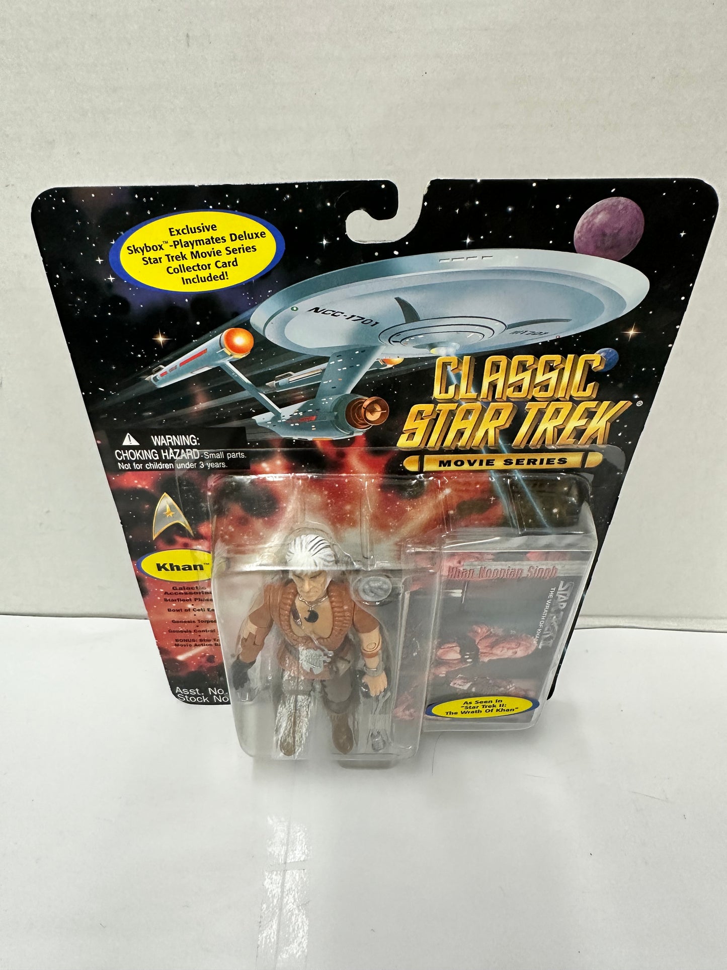 Classic Star Trek II Movie Series Wrath of Khan Playmates Toys 1995 New