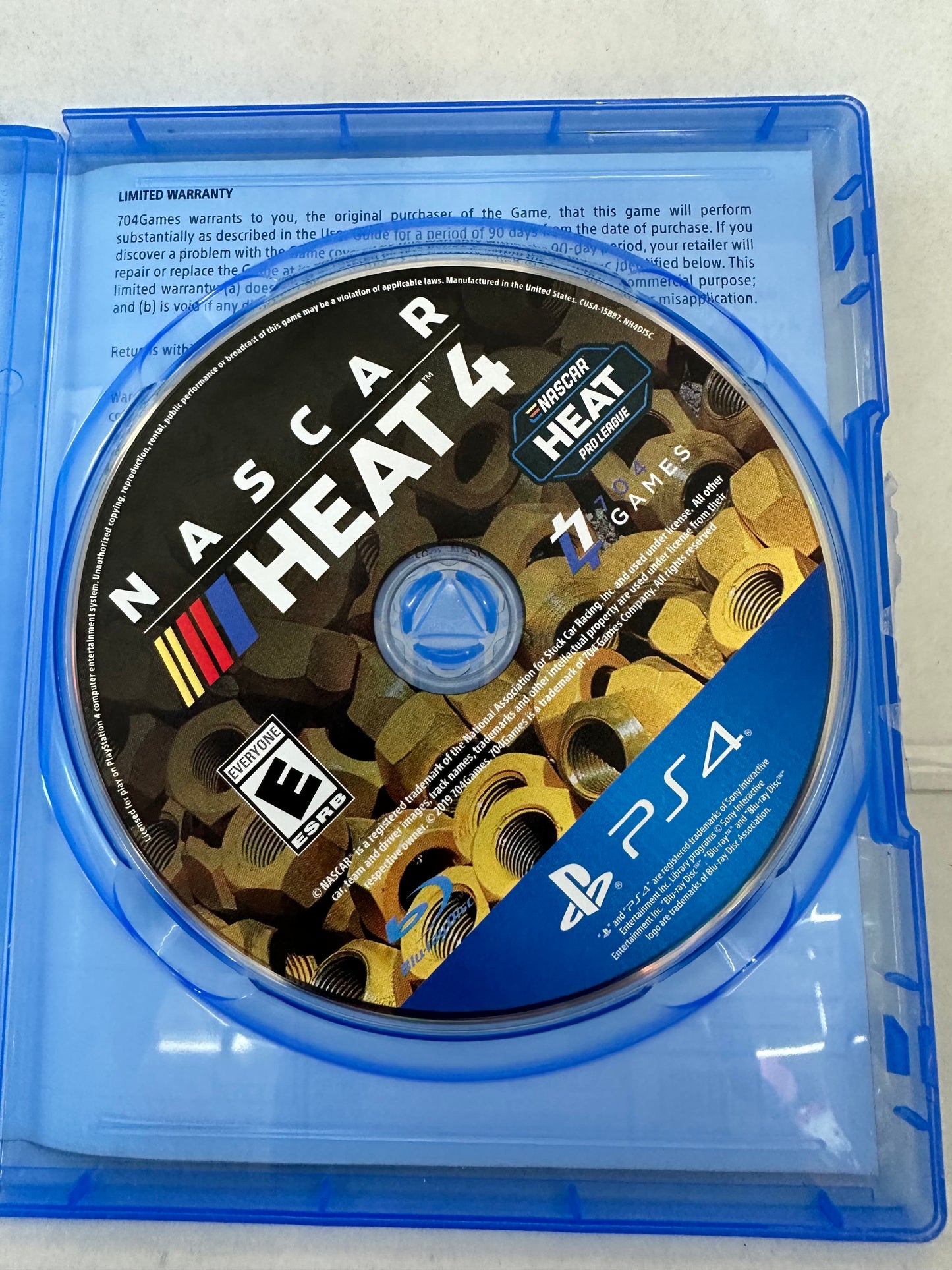 NASCAR Heat 4 for PlayStartion 4 - Sony PlayStation 4 PS4 Untested