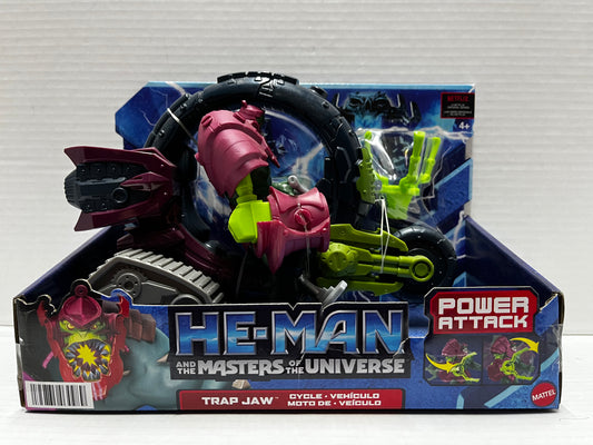 He-Man and the Masters of the Universe Power Attack Trap Jaw w/ Cycle figure