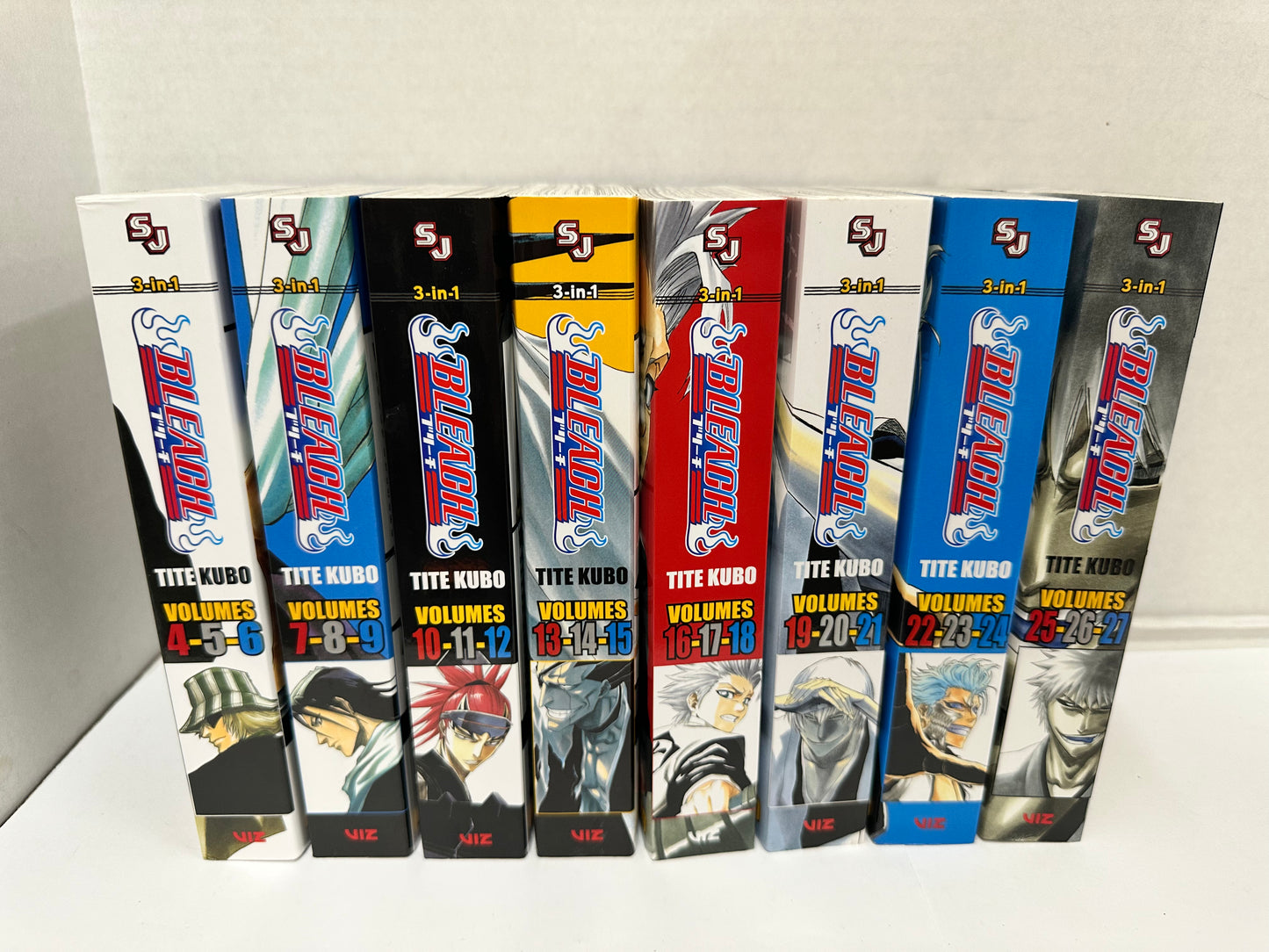 Bleach 3-in-1 Manga Lot Volumes 4-27 English Tite Kubo