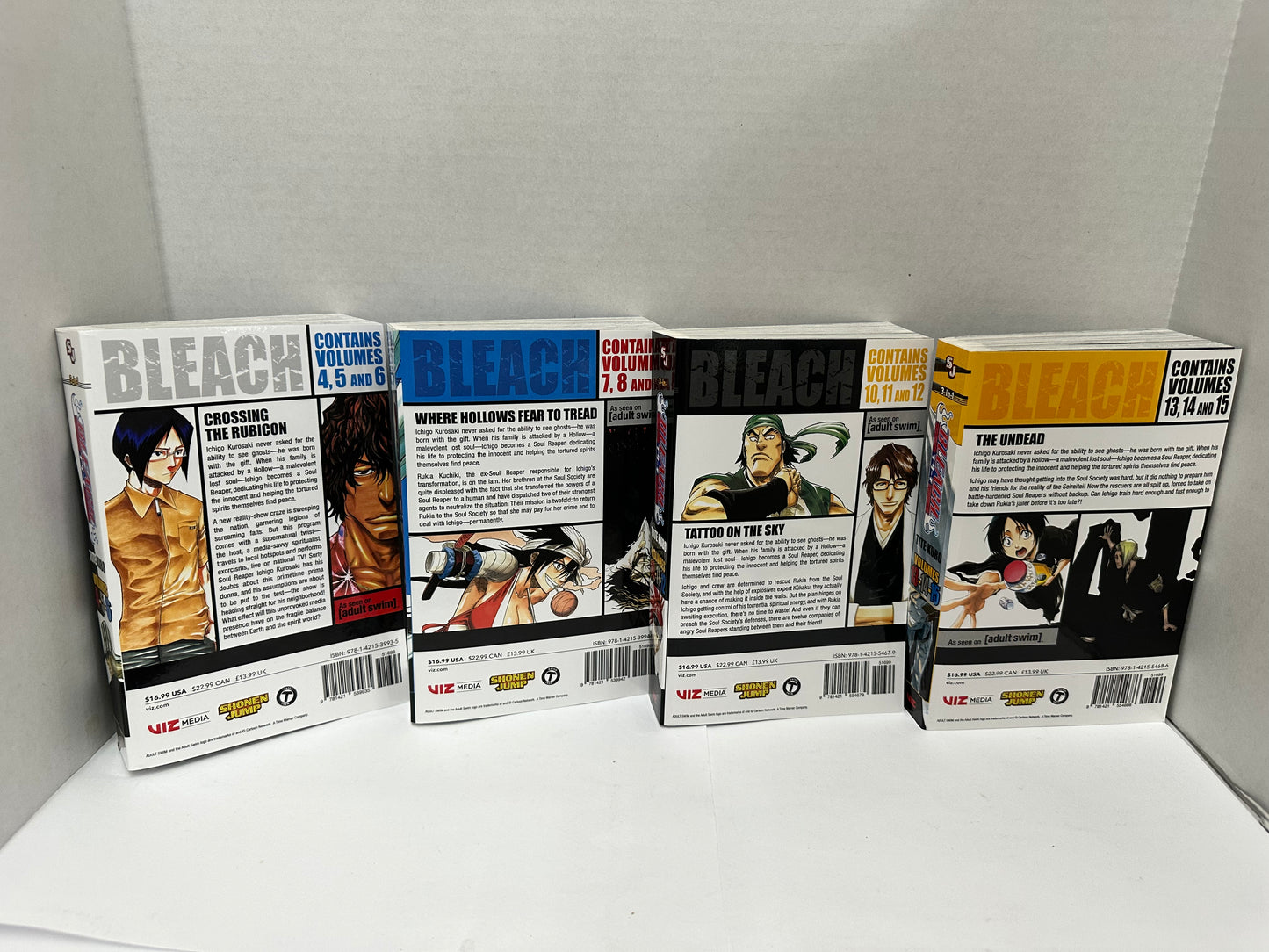 Bleach 3-in-1 Manga Lot Volumes 4-27 English Tite Kubo