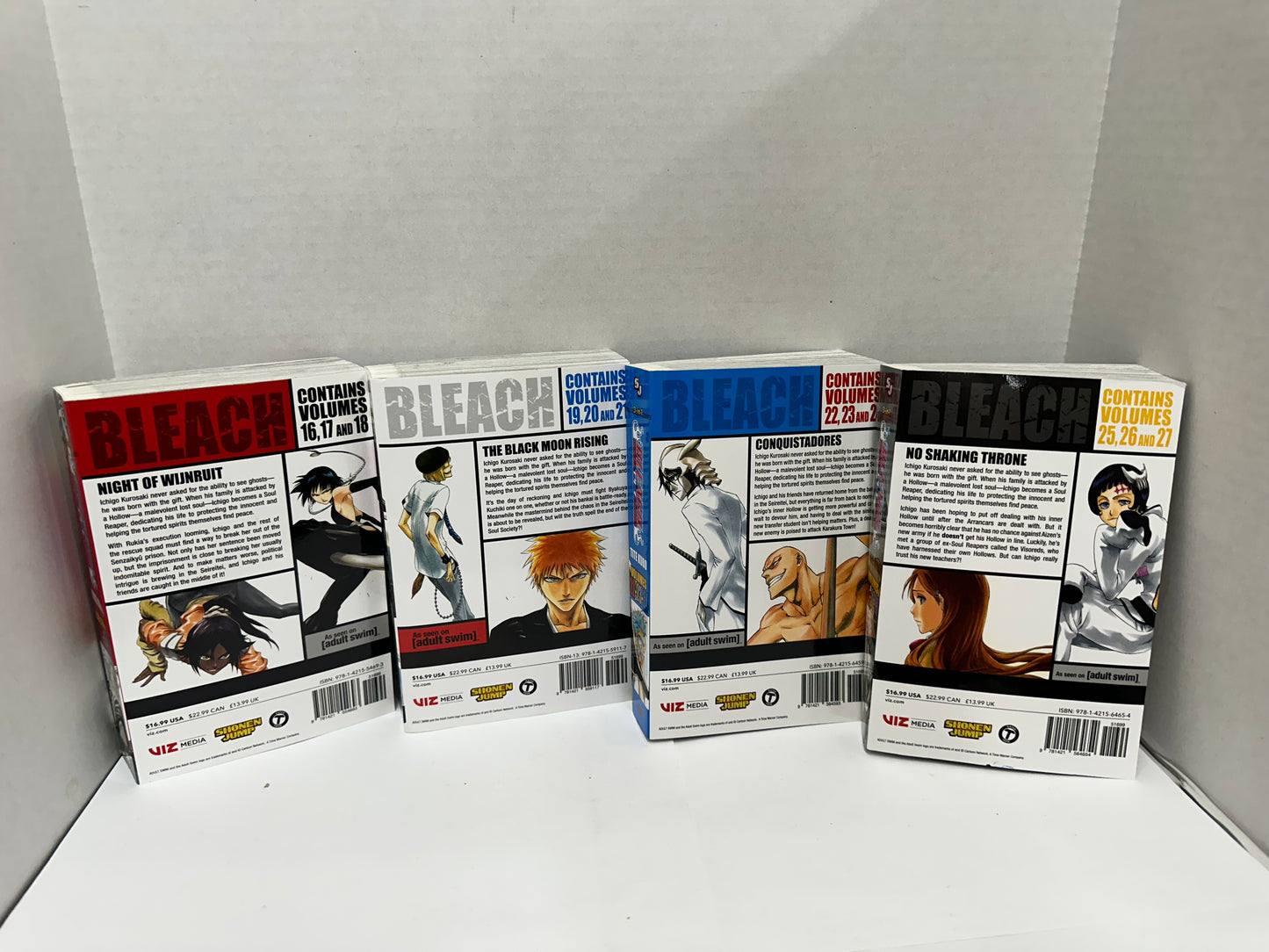 Bleach 3-in-1 Manga Lot Volumes 4-27 English Tite Kubo