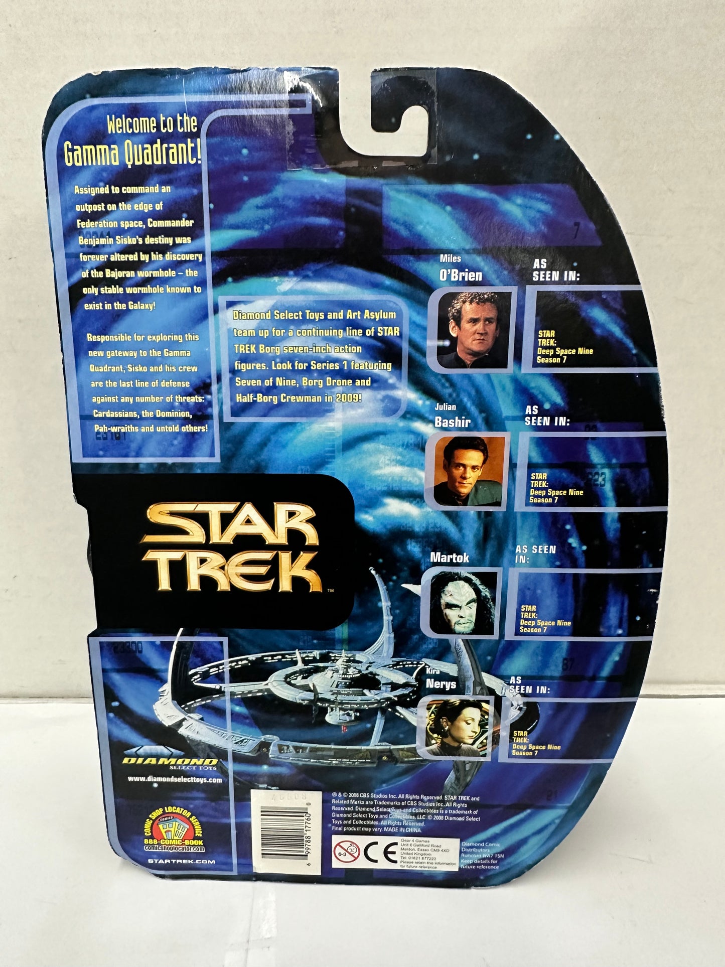 Diamond Select Dr. Julian Bashir Star Trek Deep Space Nine DS9 Art Asylum