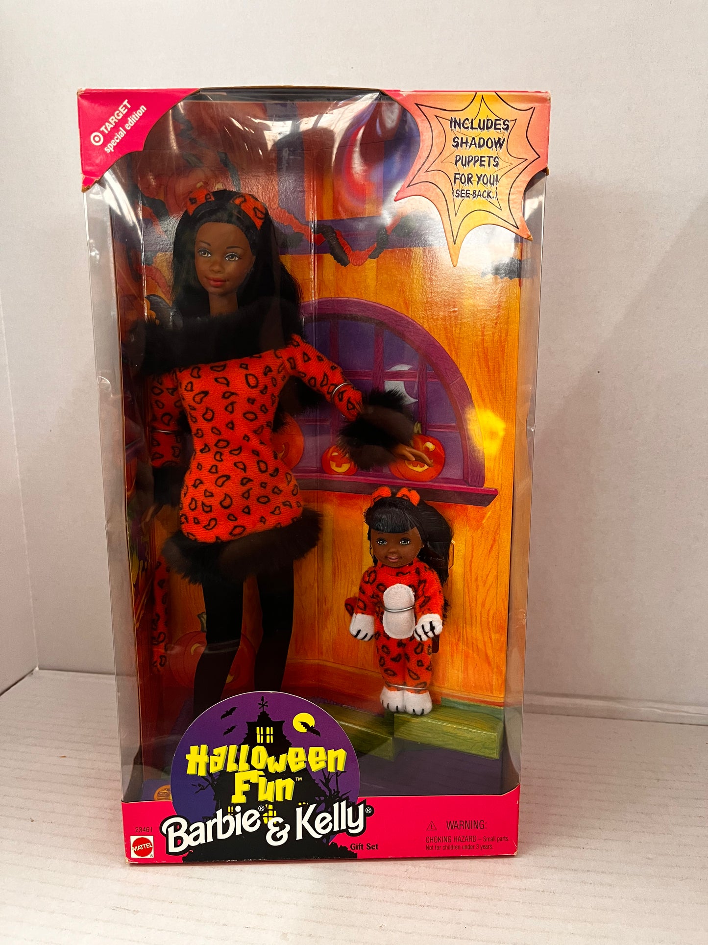 Vintage 1998 Mattel Halloween Fun Barbie & Kelly Set