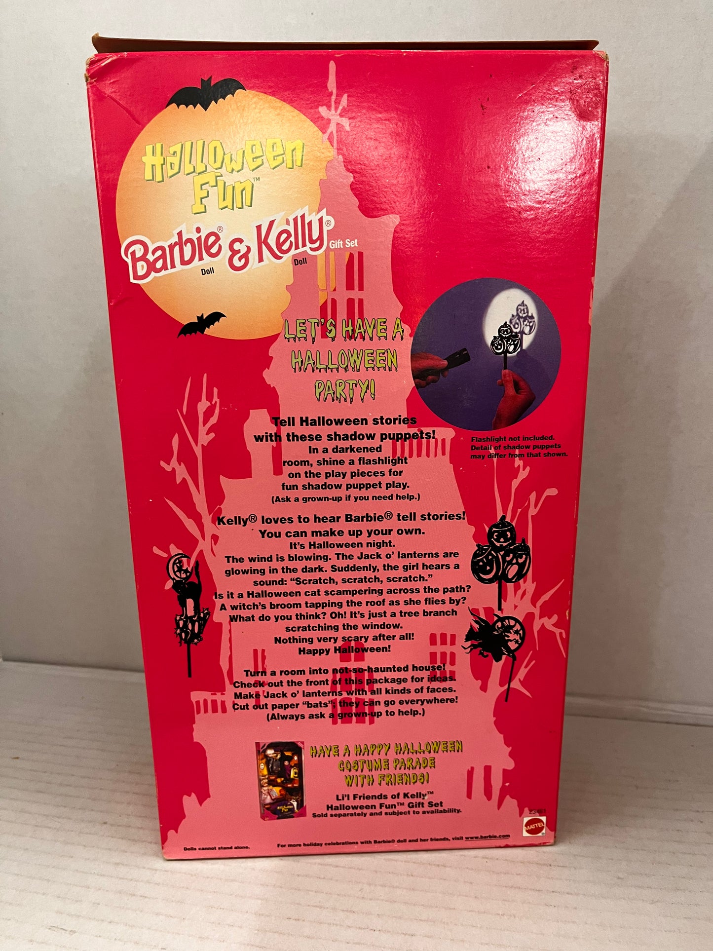 Vintage 1998 Mattel Halloween Fun Barbie & Kelly Set