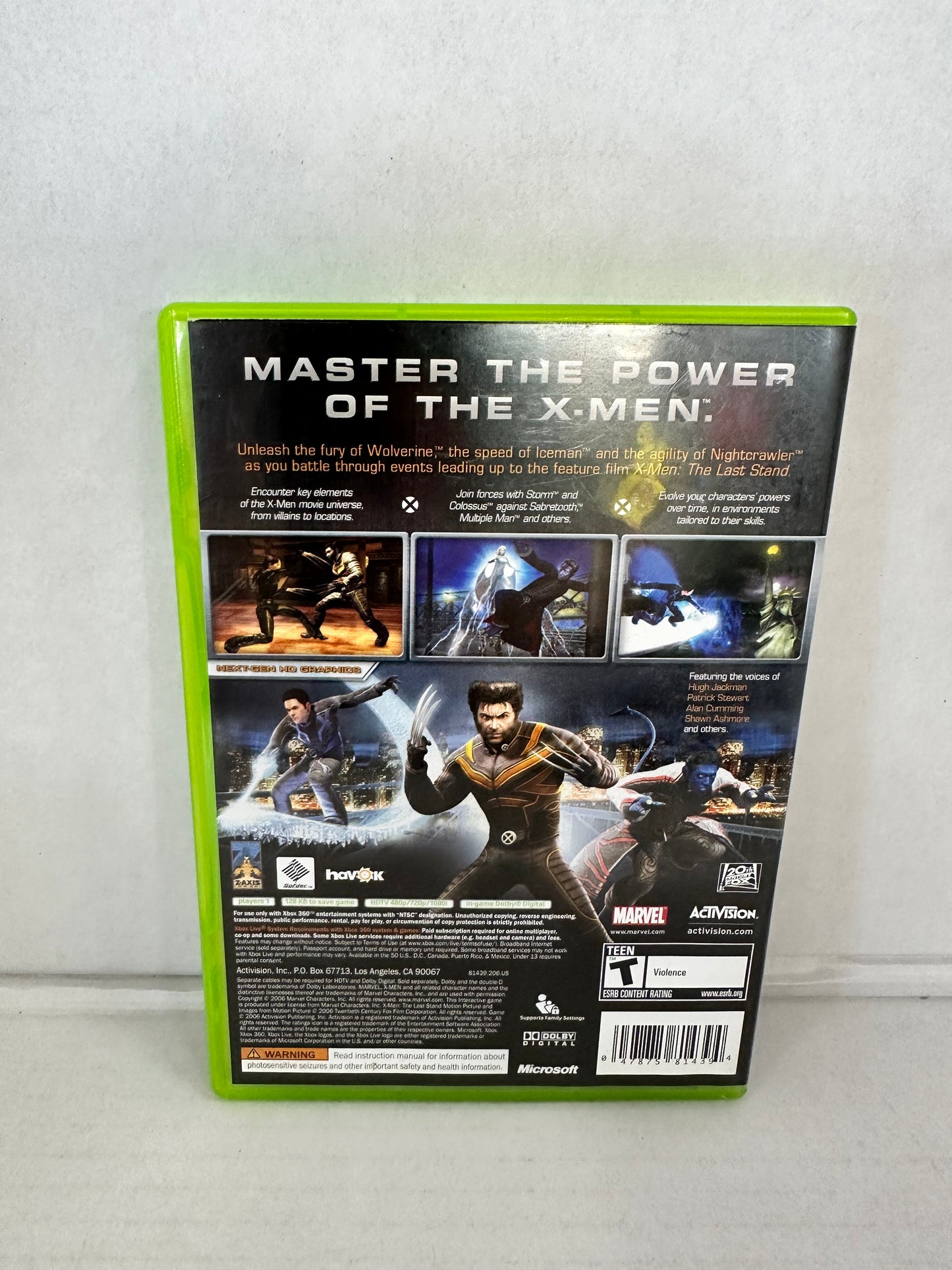 X-Men: The Official Game; CIB (Microsoft Xbox 360, 2006) Untested