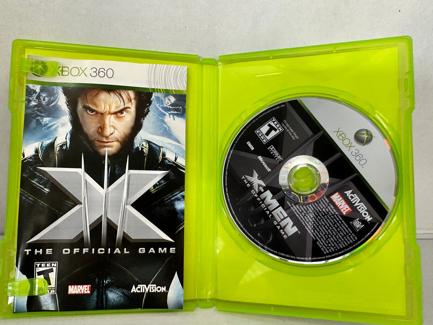 X-Men: The Official Game; CIB (Microsoft Xbox 360, 2006) Untested
