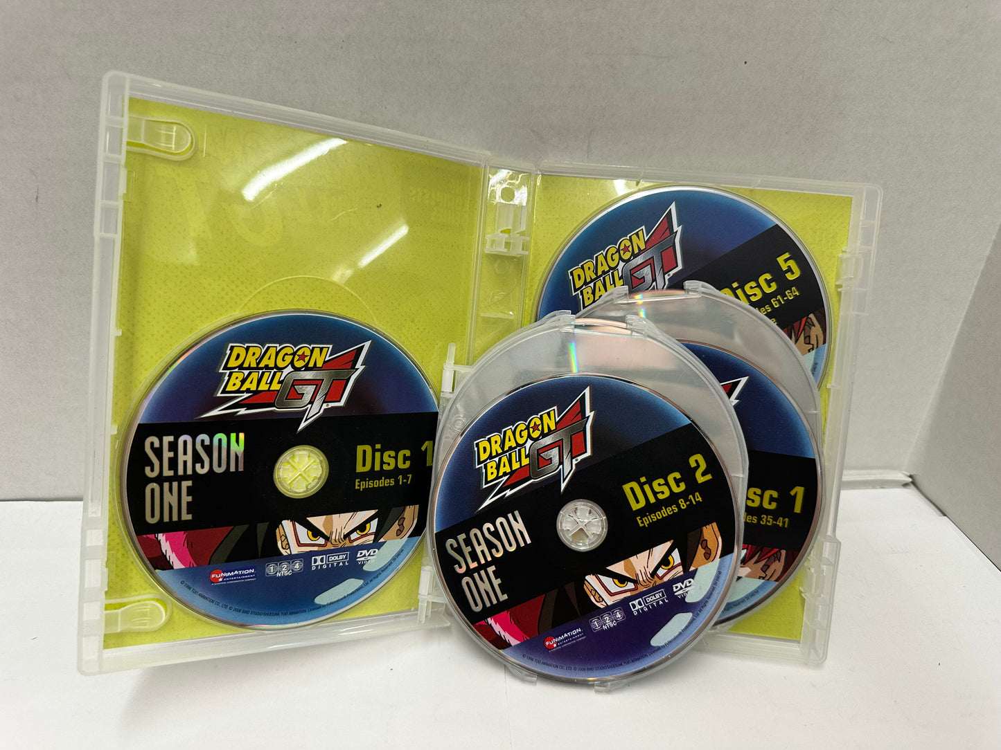 Dragon Ball GT: The Complete Series DVD 2023 Episodes 1-64 + Movie