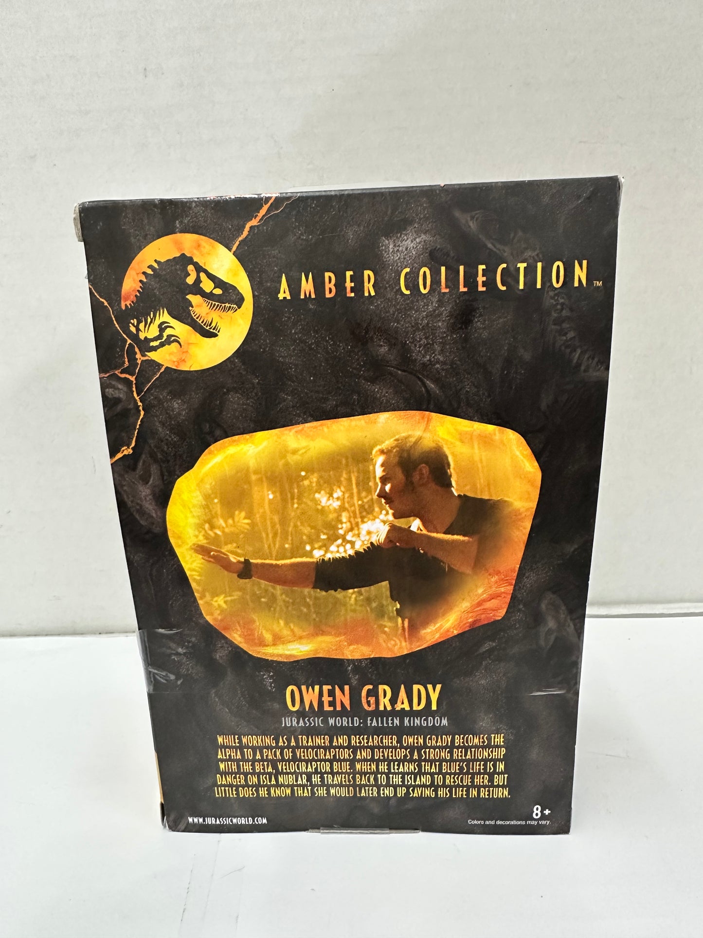 Jurassic World OWEN GRADY 6" Collectible Action Figure Amber Collection GJN83