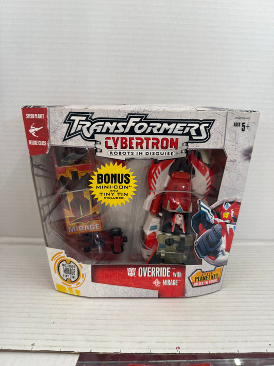 Transformers Cybertron Autobot Override And Landmine With Tiny Tin MISB