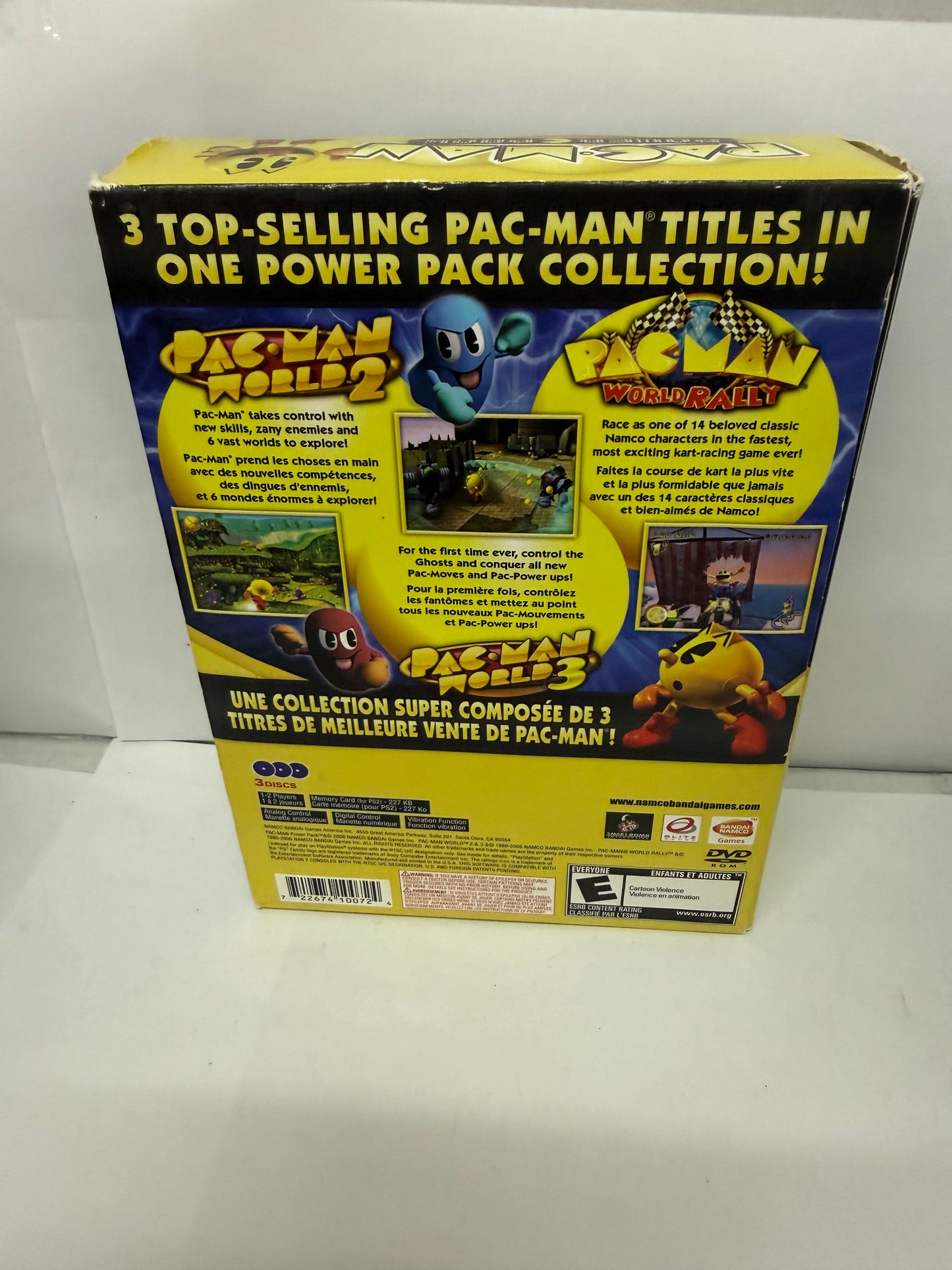 Pac-Man Power Pack (Sony PlayStation 2, 2008) Untested.