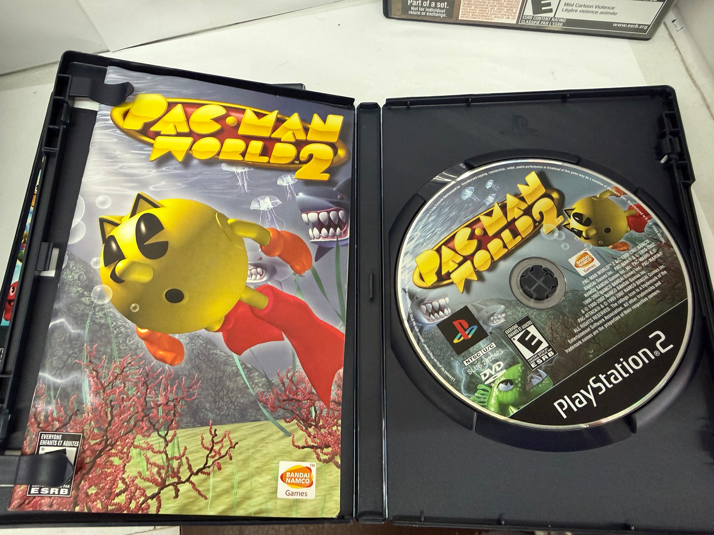 Pac-Man Power Pack (Sony PlayStation 2, 2008) Untested.