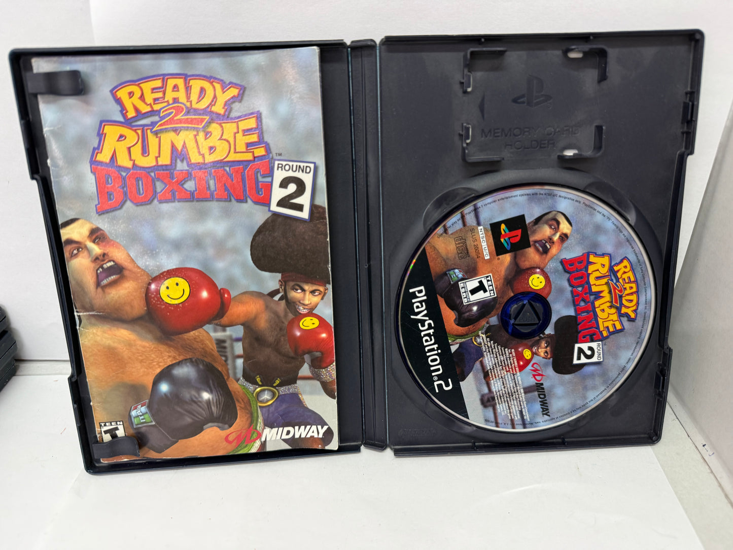 Ready 2 Rumble Boxing: Round 2 (Sony PlayStation 2, 2000) PS2 CIB Untested