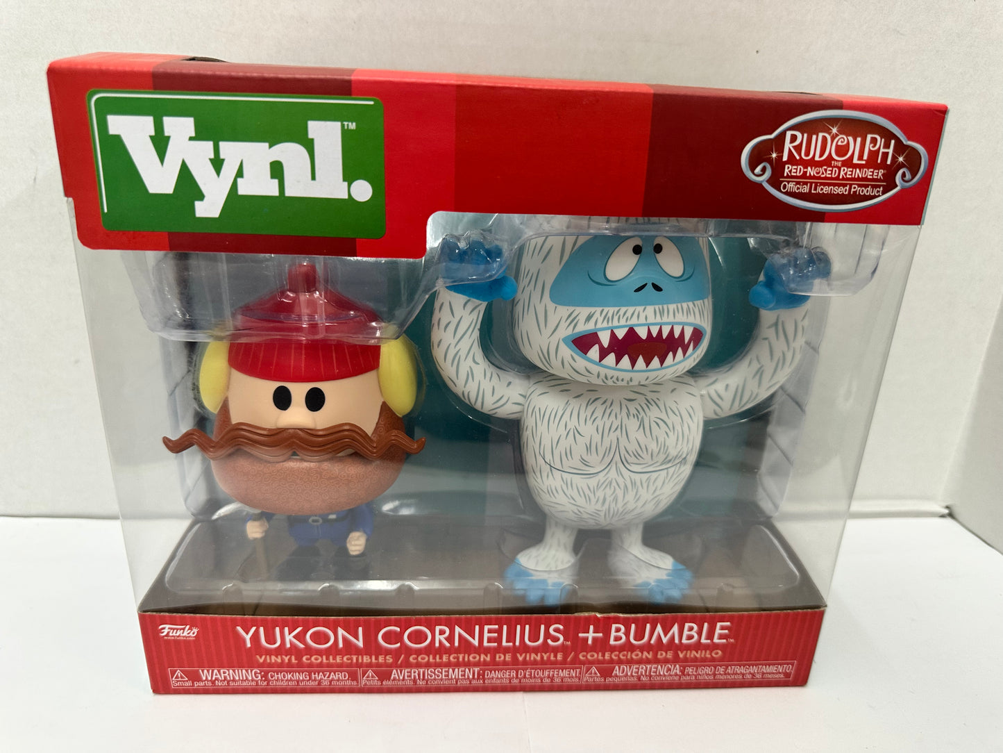 Funko Vynl. Yukon Cornelius + Bumble Rudolph the Red Nosed Reindeer Vinyl Figure