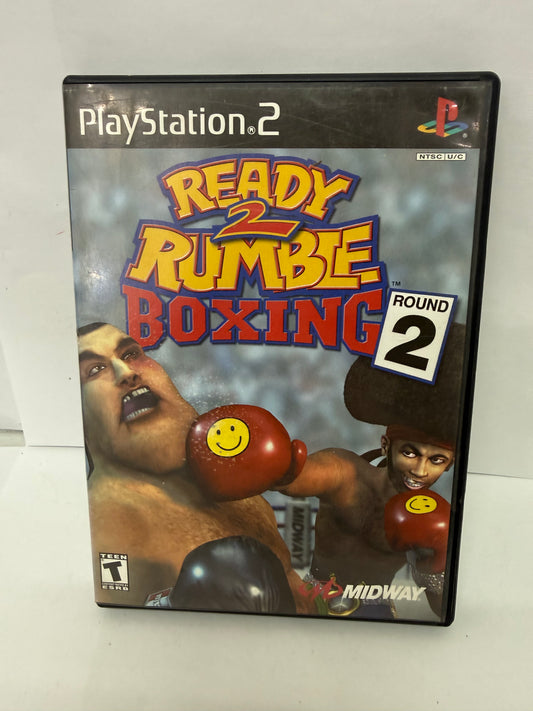 Ready 2 Rumble Boxing: Round 2 (Sony PlayStation 2, 2000) PS2 CIB Untested