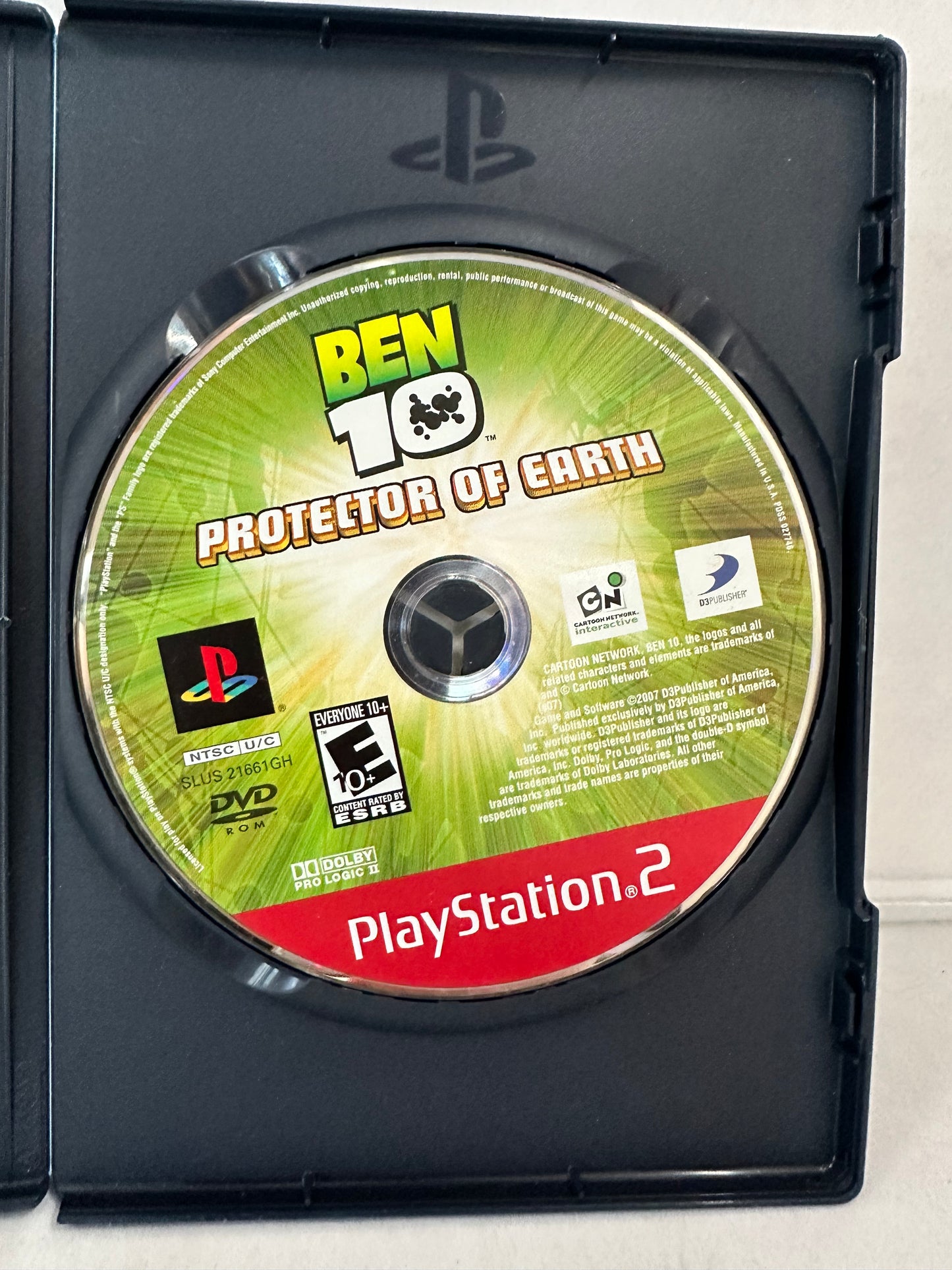 Ben 10: Protector of Earth Sony PlayStation 2 PS2 (2007) No Manual Untested