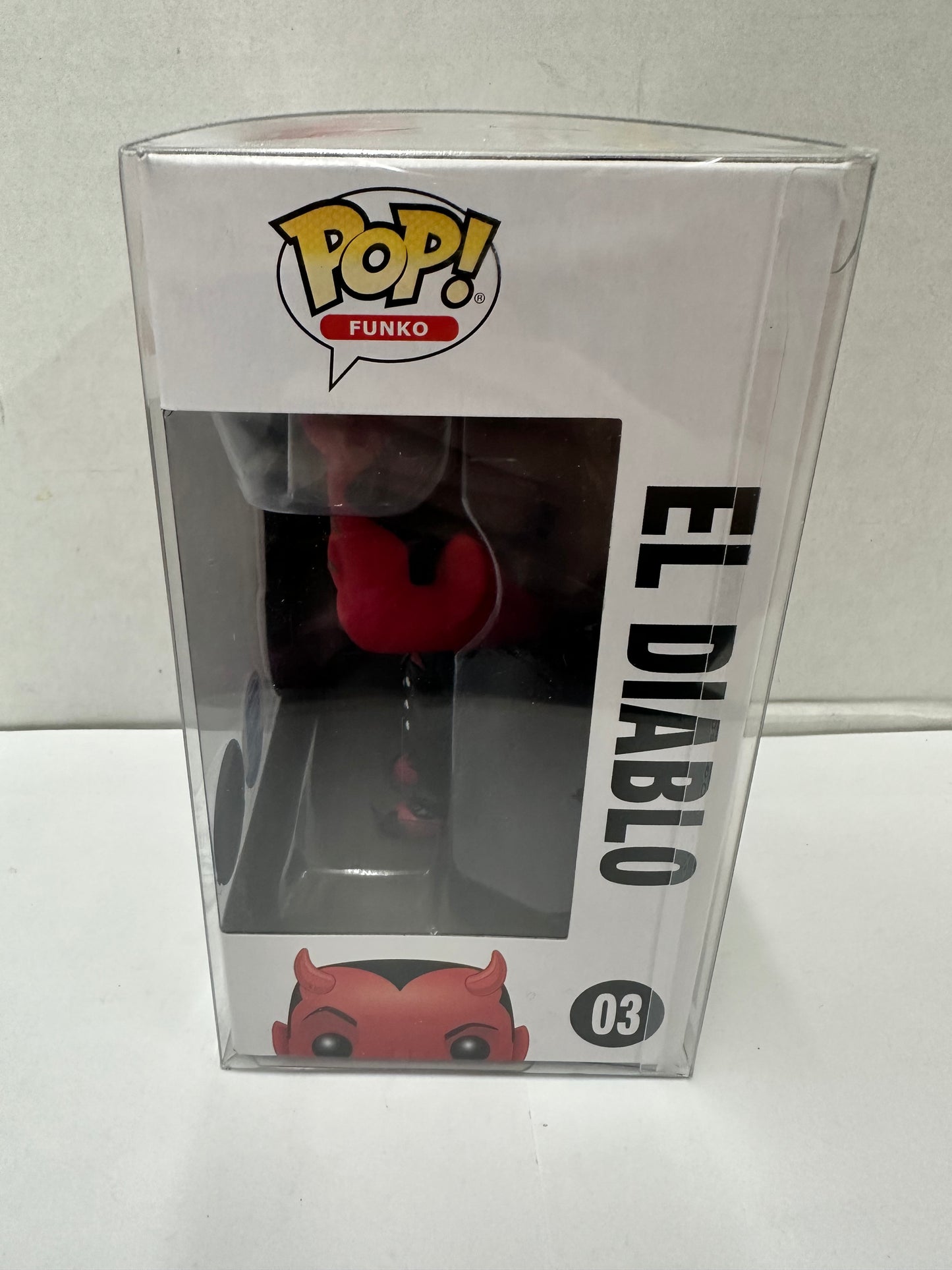 Funko Pop! #03 El DIablo Funko Web Exclusive 20TH Anniversary With Protector Black Suit