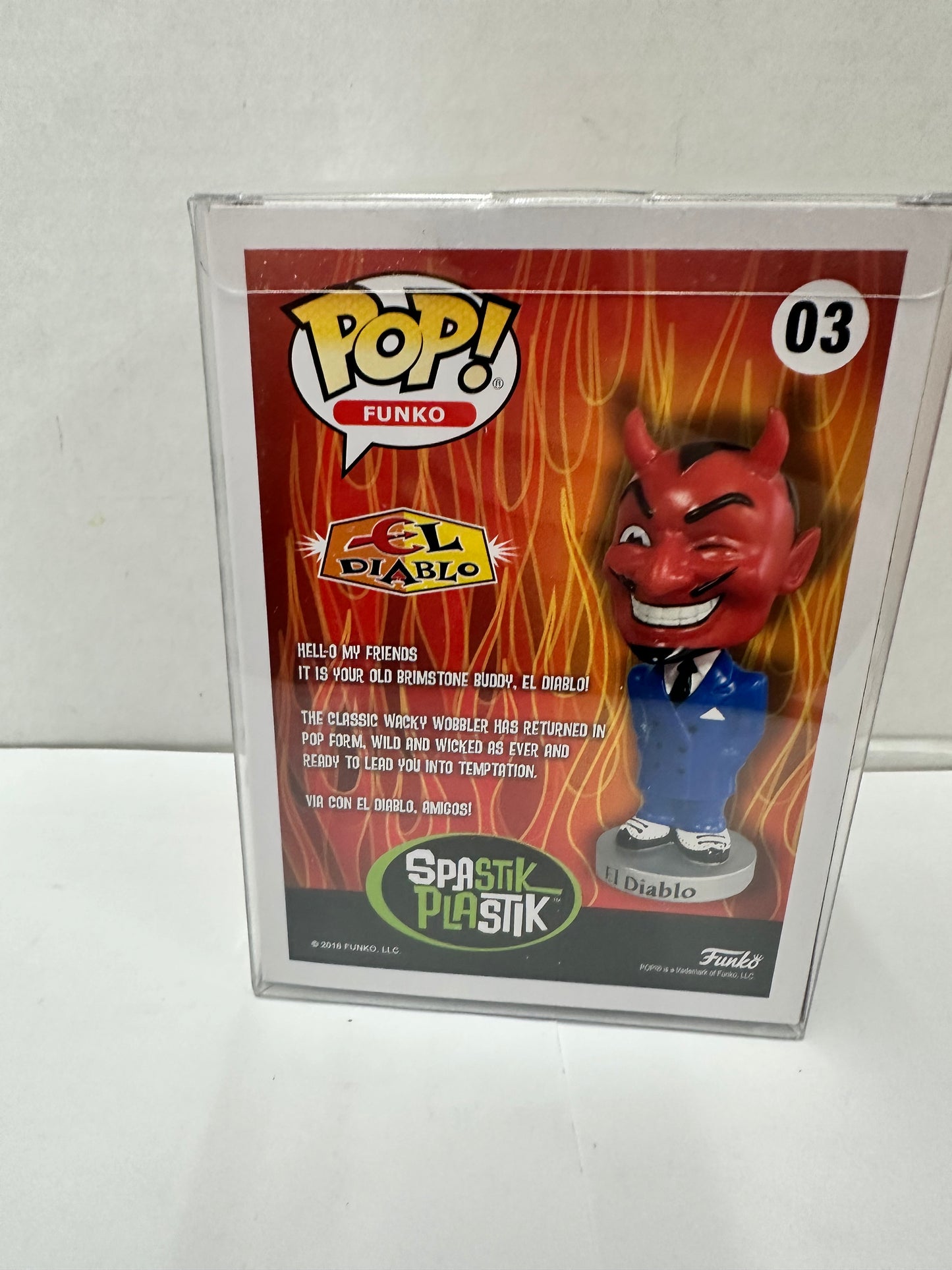 Funko Pop! #03 El DIablo Funko Web Exclusive 20TH Anniversary With Protector Black Suit