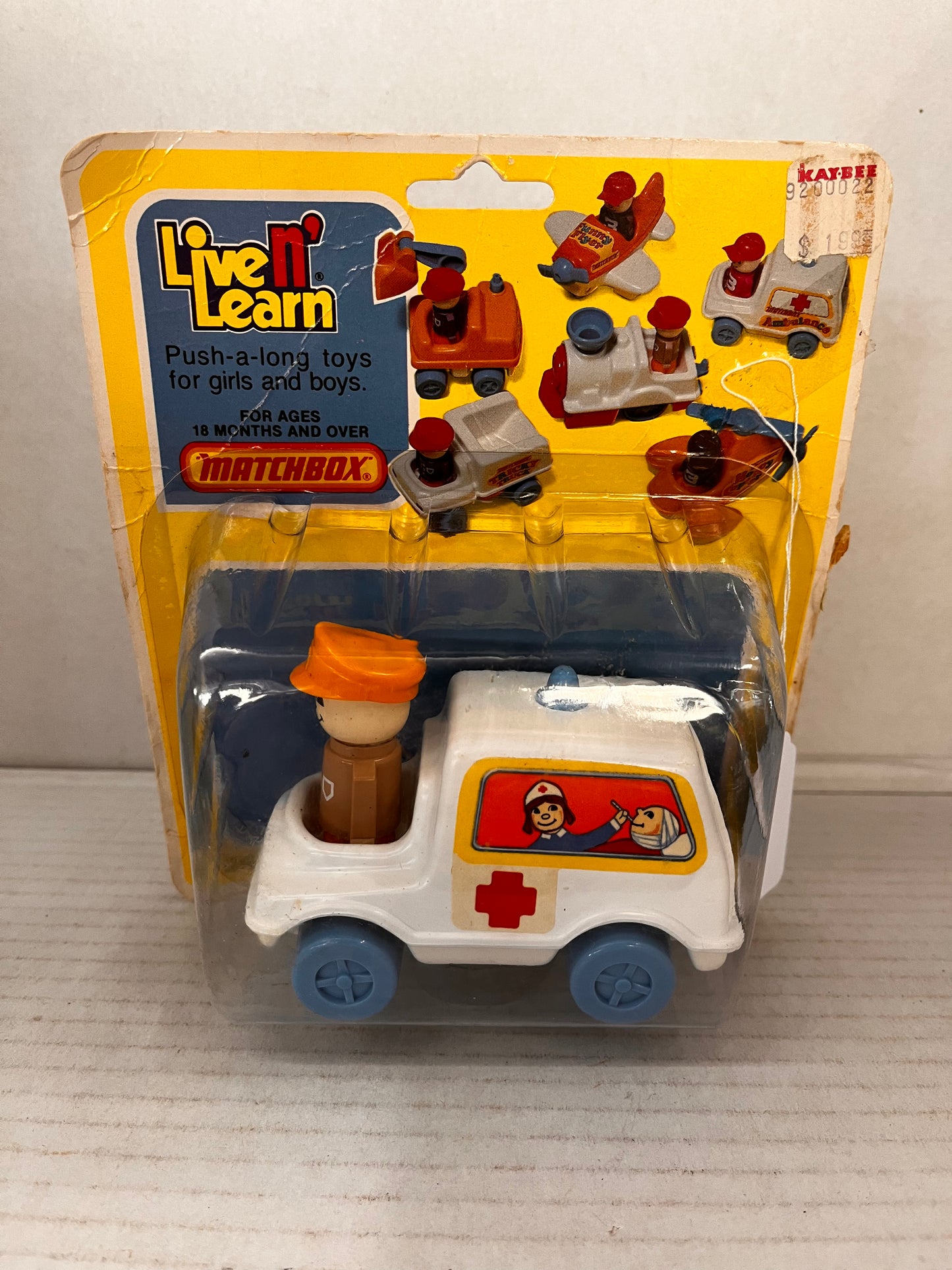 Matchbox Vintage Live N Learn Job Ambulance Little People 1979
