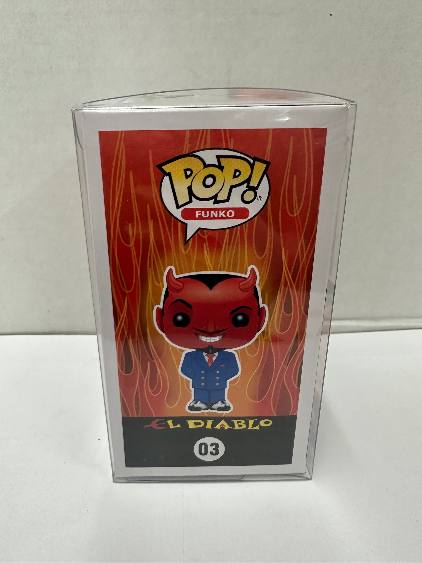 Funko Pop! #03 El DIablo Funko Web Exclusive 20TH Anniversary With Protector Black Suit