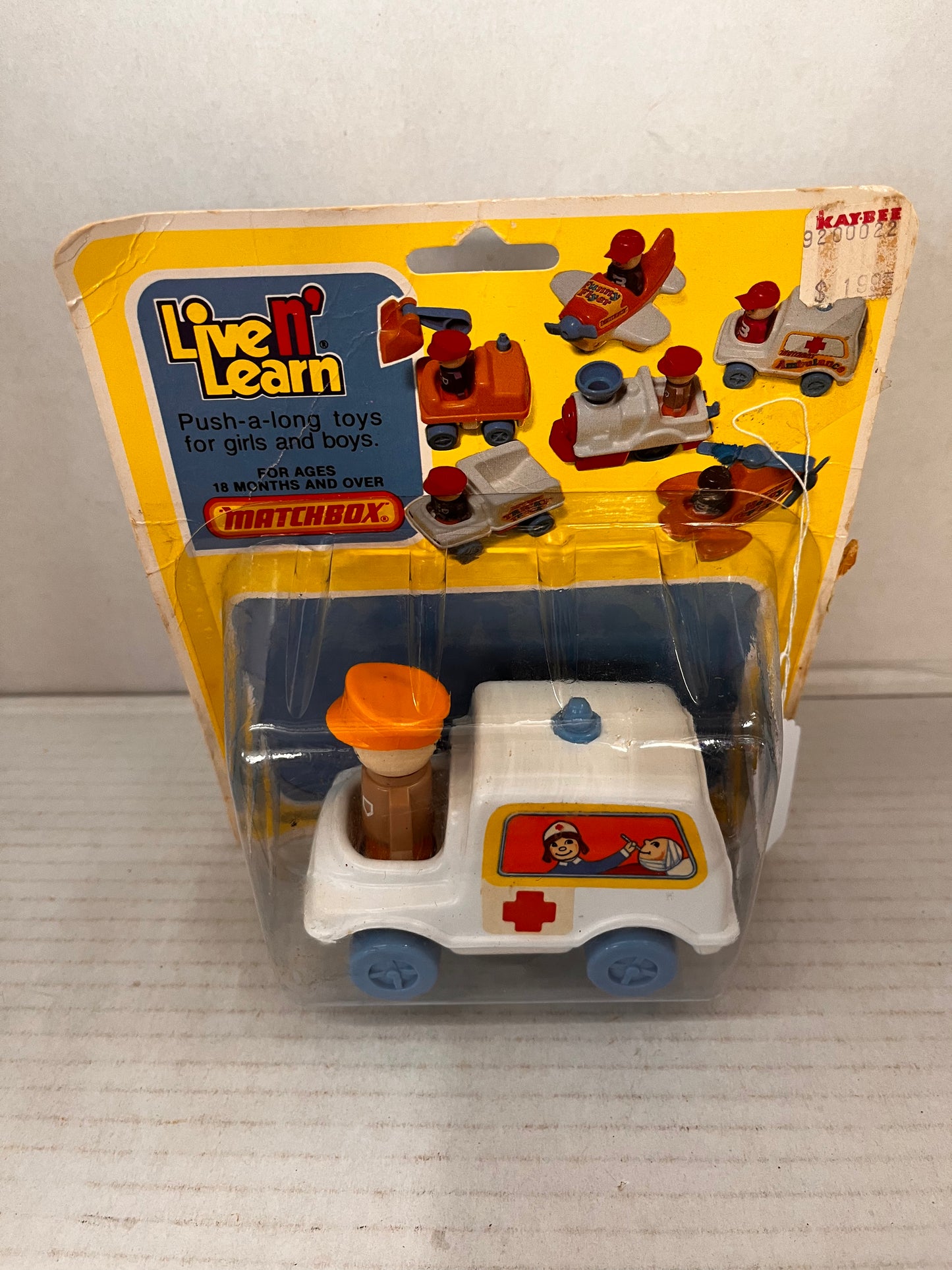 Matchbox Vintage Live N Learn Job Ambulance Little People 1979