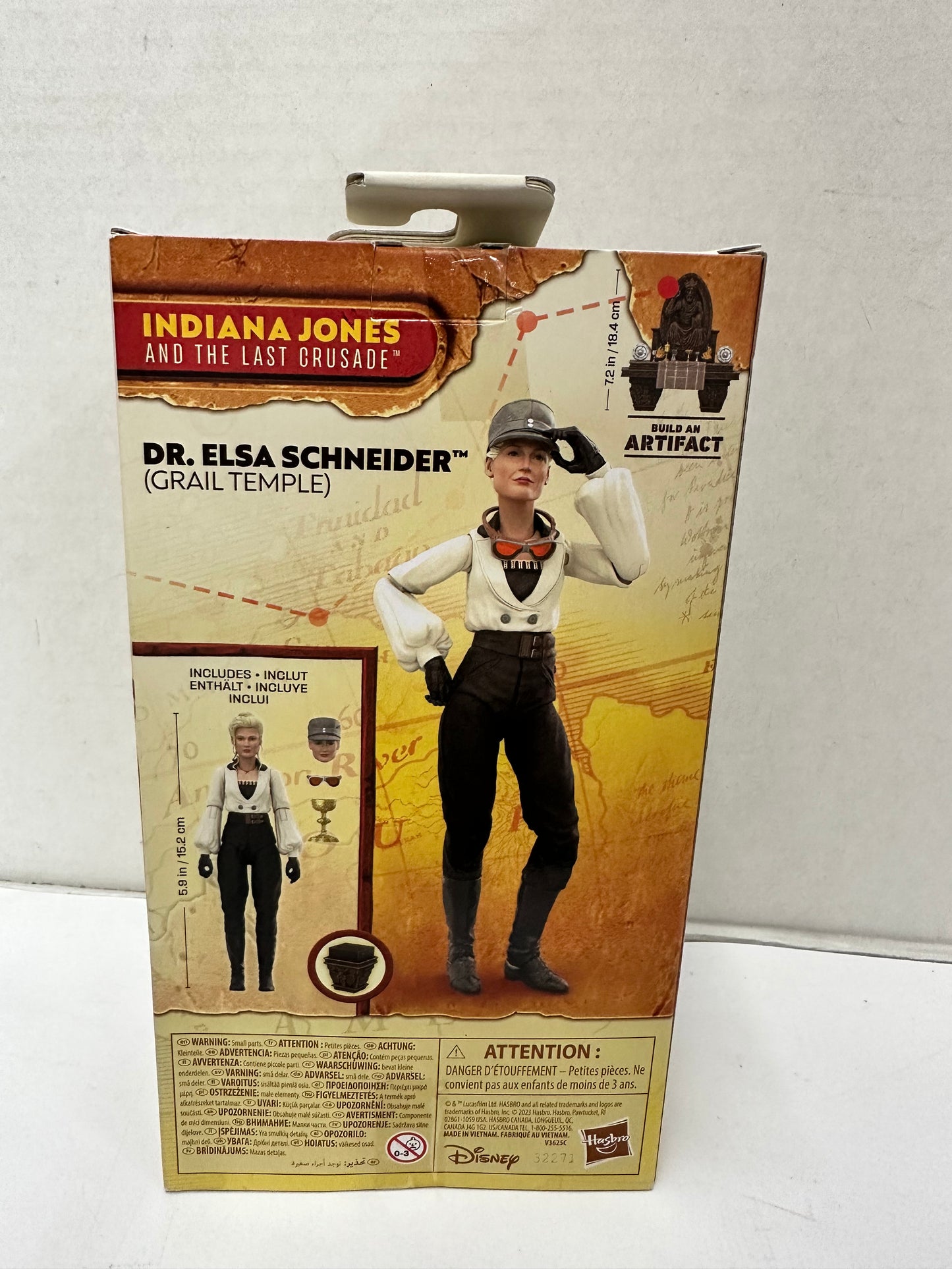 Indiana Jones Adventure Series Dr. Elsa Schneider Open Box