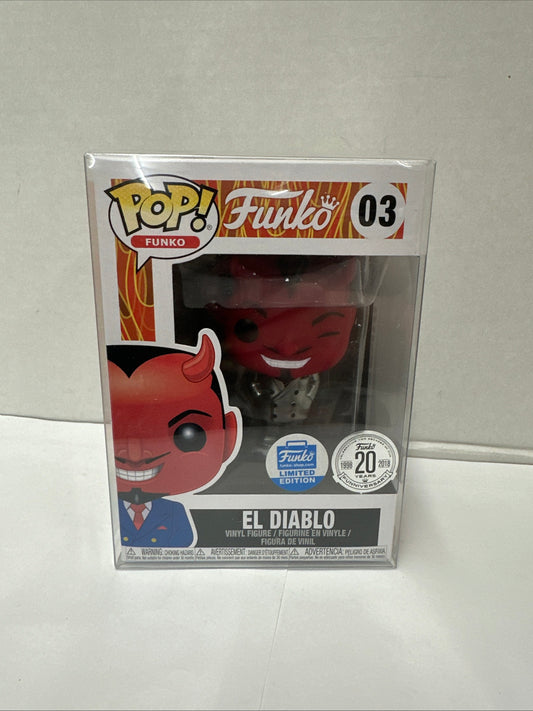 Funko Pop! FUNKO El Diablo #03 20th Anniversary 2018 Limited Edition silver suit