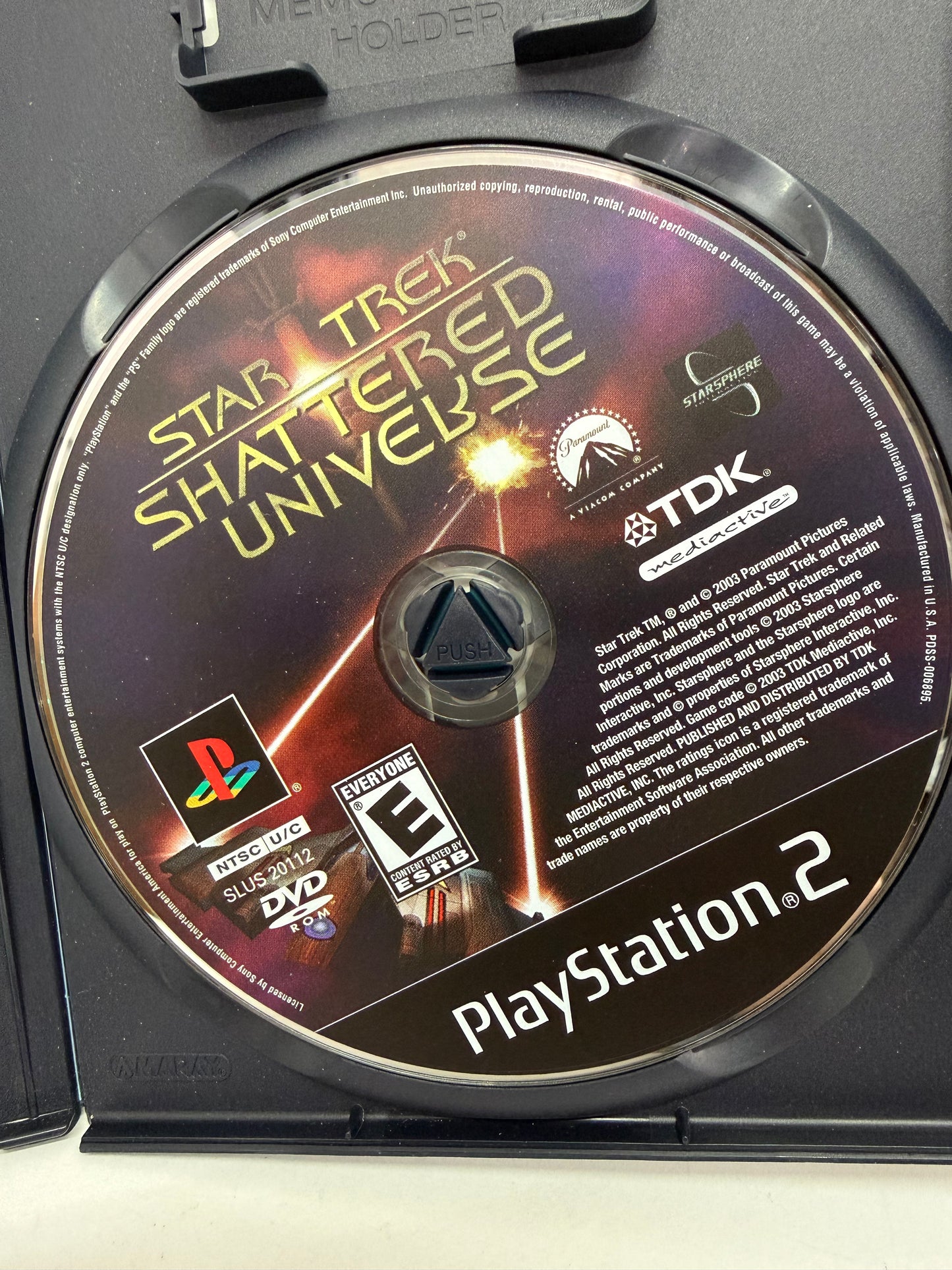 Star Trek: Shattered Universe (Sony PlayStation 2, 2004) PS2 CIB Untested