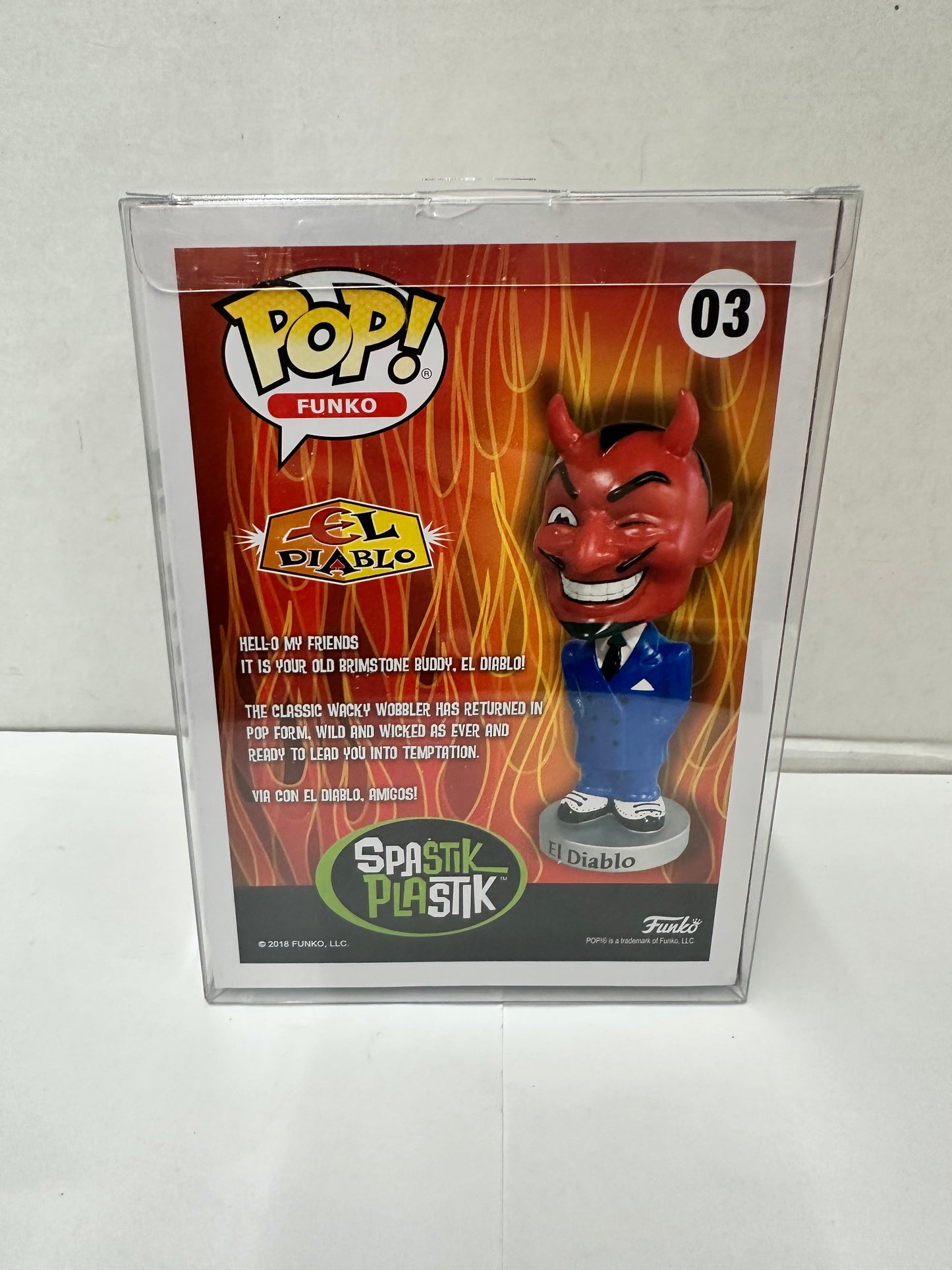 Funko Pop! FUNKO El Diablo #03 20th Anniversary 2018 Limited Edition silver suit