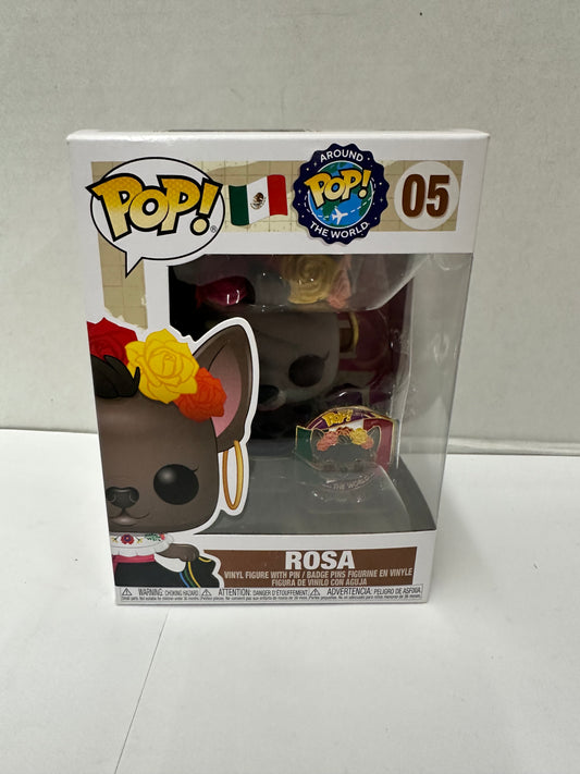 Funko Pop Around The World:Rosa w/ Pin #05 Mexican Chihuahua