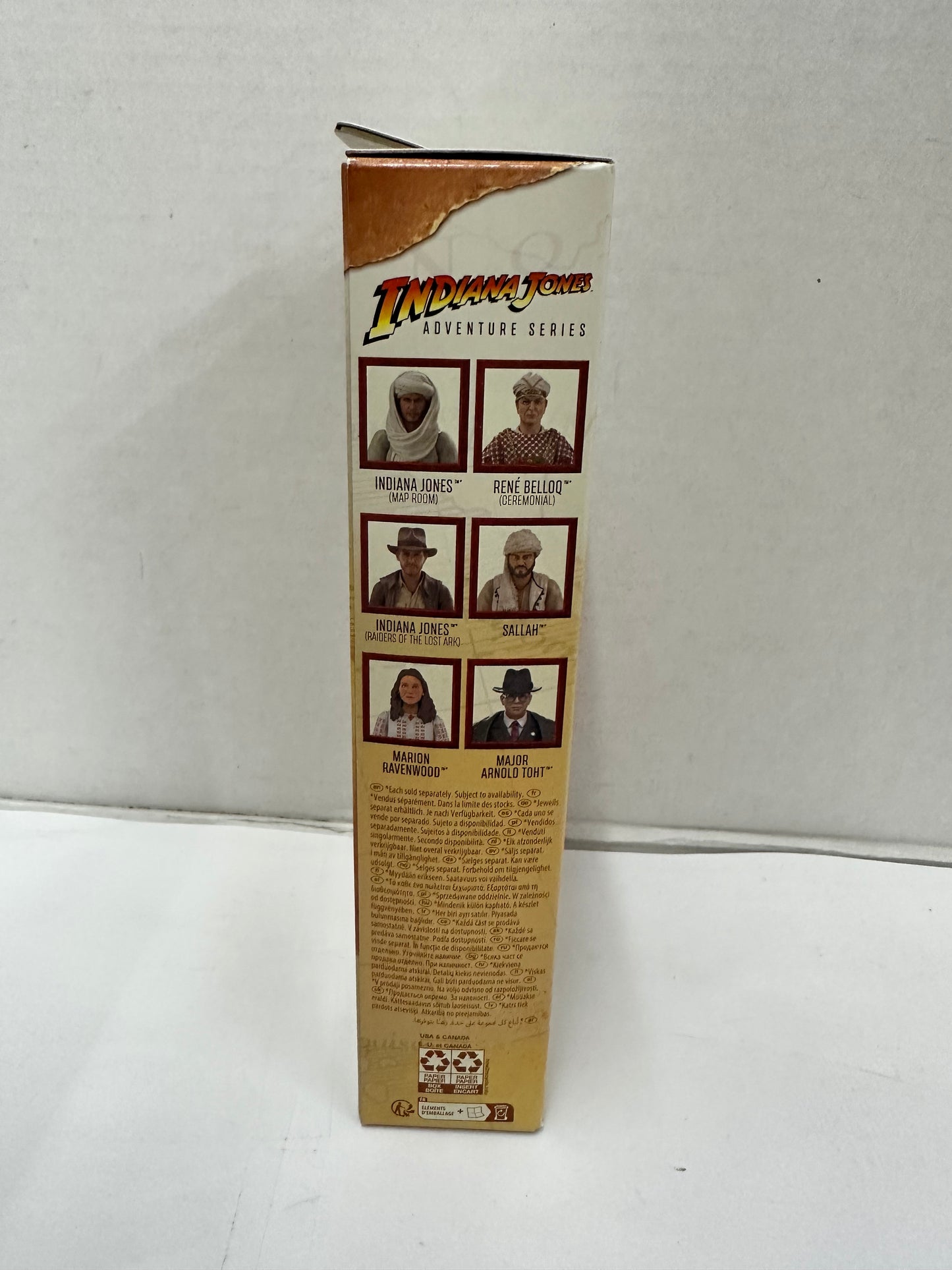 Indiana Jones Map Room Raiders of the Lost Ark Hasbro 6" Figure Open Box