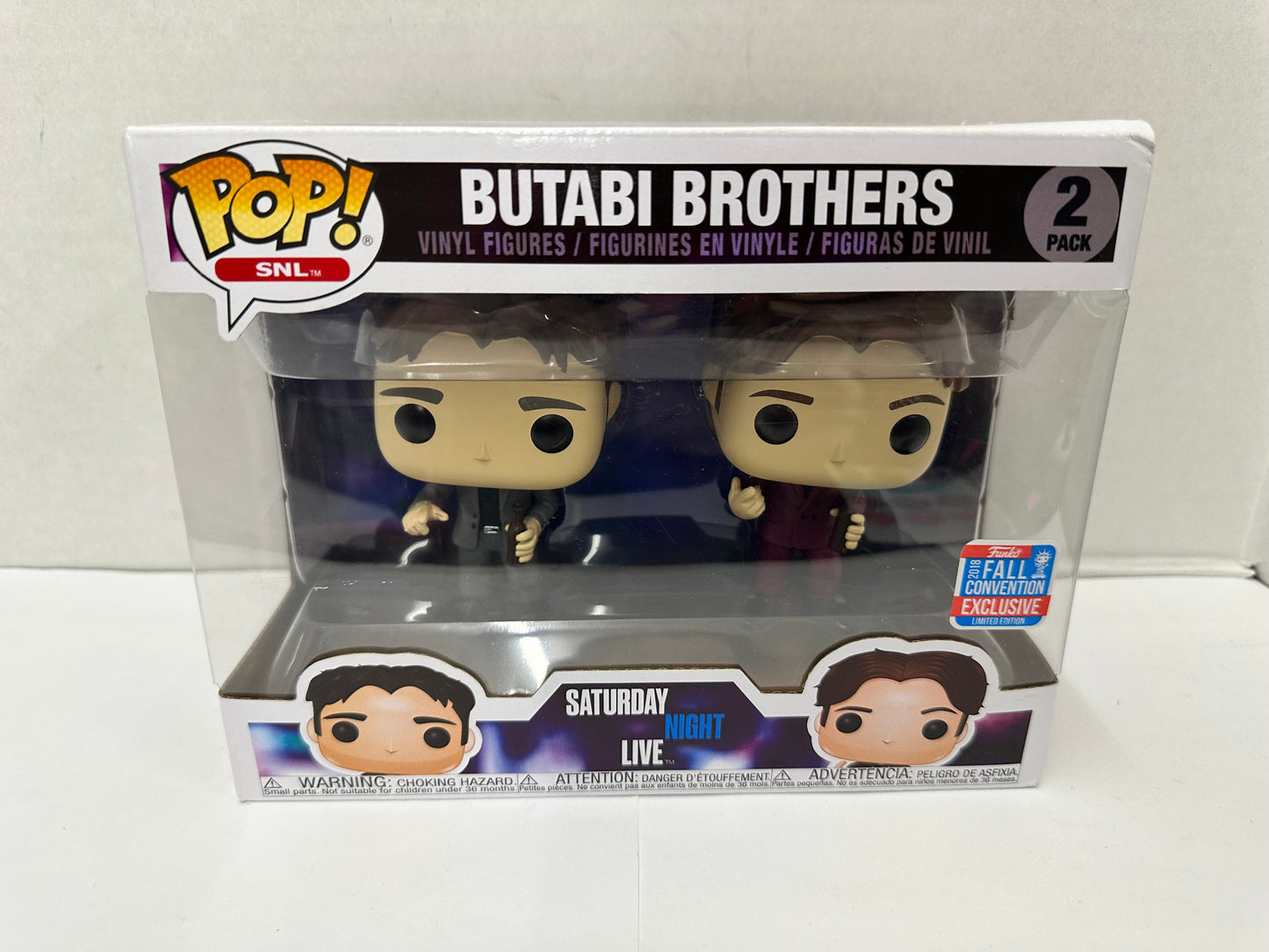 Funko Pop! Vinyl: Snl Butabi Brothers 2 Pack. 2018 Fall Convention Exclusive