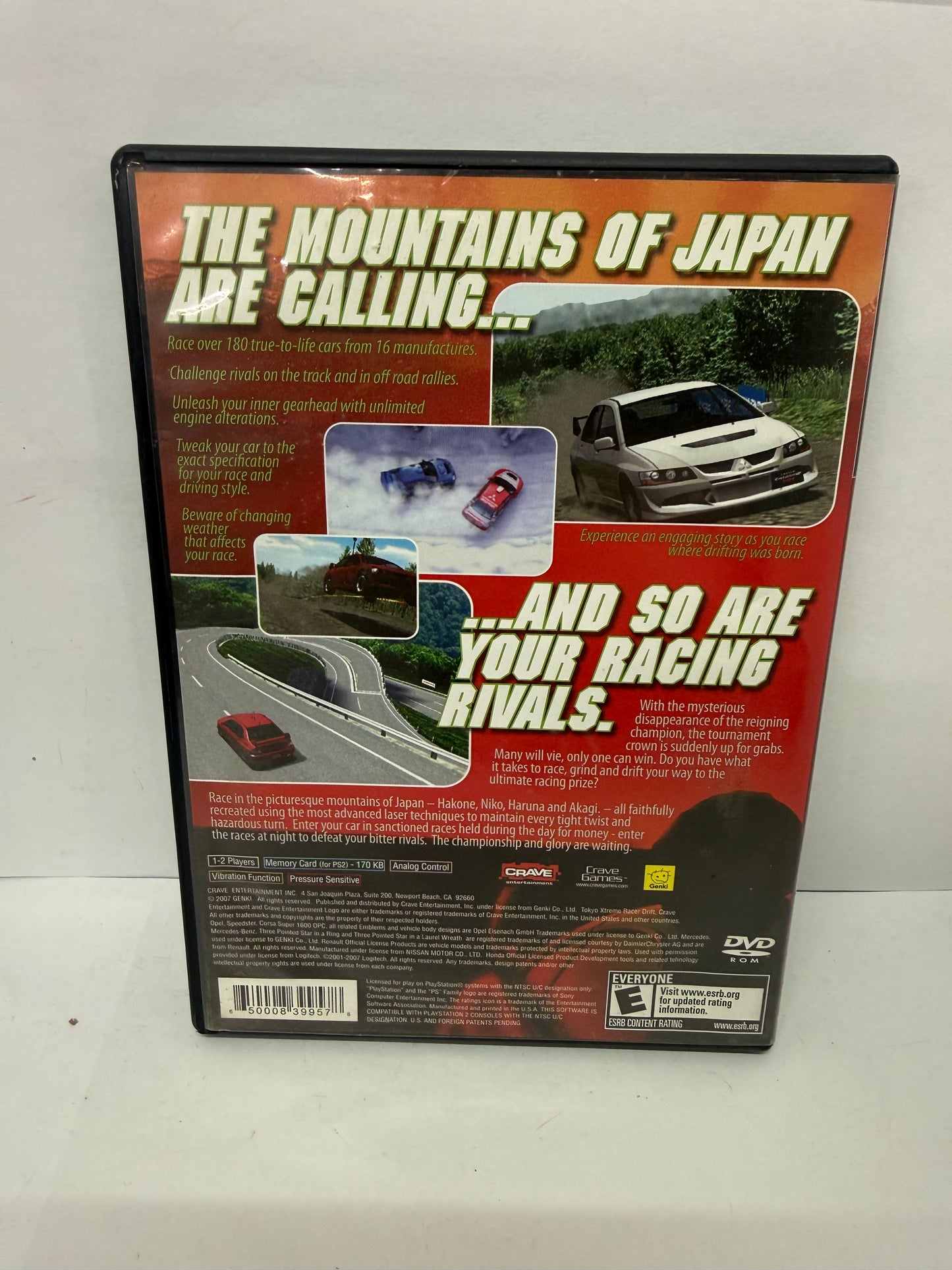 Tokyo Xtreme Racer Drift 2 (Sony PlayStation 2 PS2, 2007) Complete CIB Untested