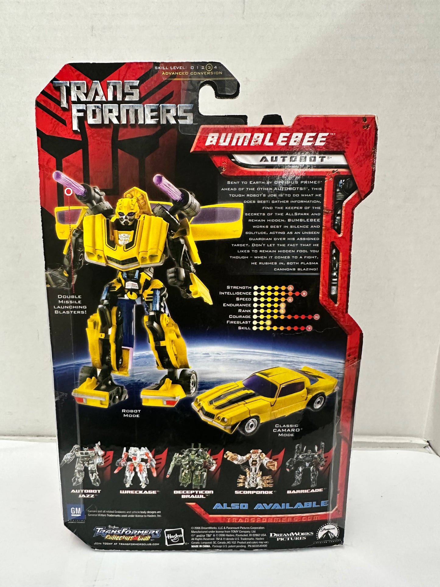 Transformers Movie Bumblebee Classic 1974 Camaro Action Figure 2006