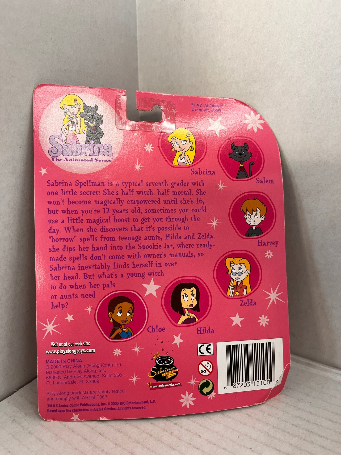 Sabrina Teenage Witch Animated Series Sabrina 2000 Play Along Toy Figures