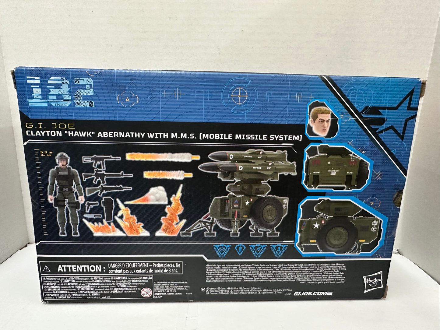 G.I. Joe Classified General Hawk with MMS Mobile Missile System