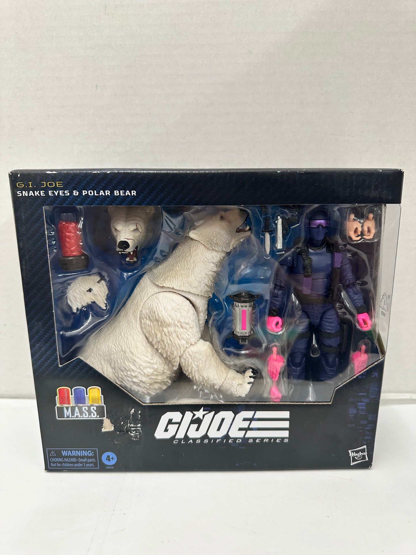 G.I. Joe Classified Series #161 Snake Eyes & Polar Bear Action Figure Set – New